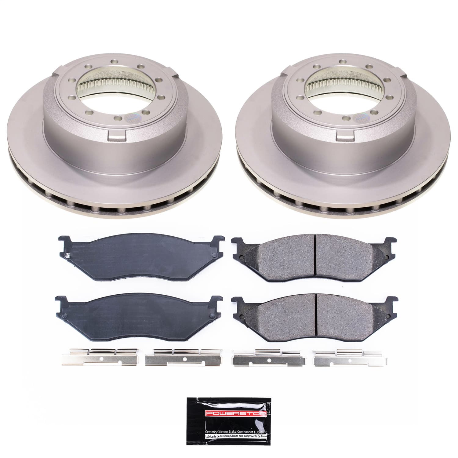 Power Stop - CRK6410 - Rear - Disc Brake Pad and Rotor Kit