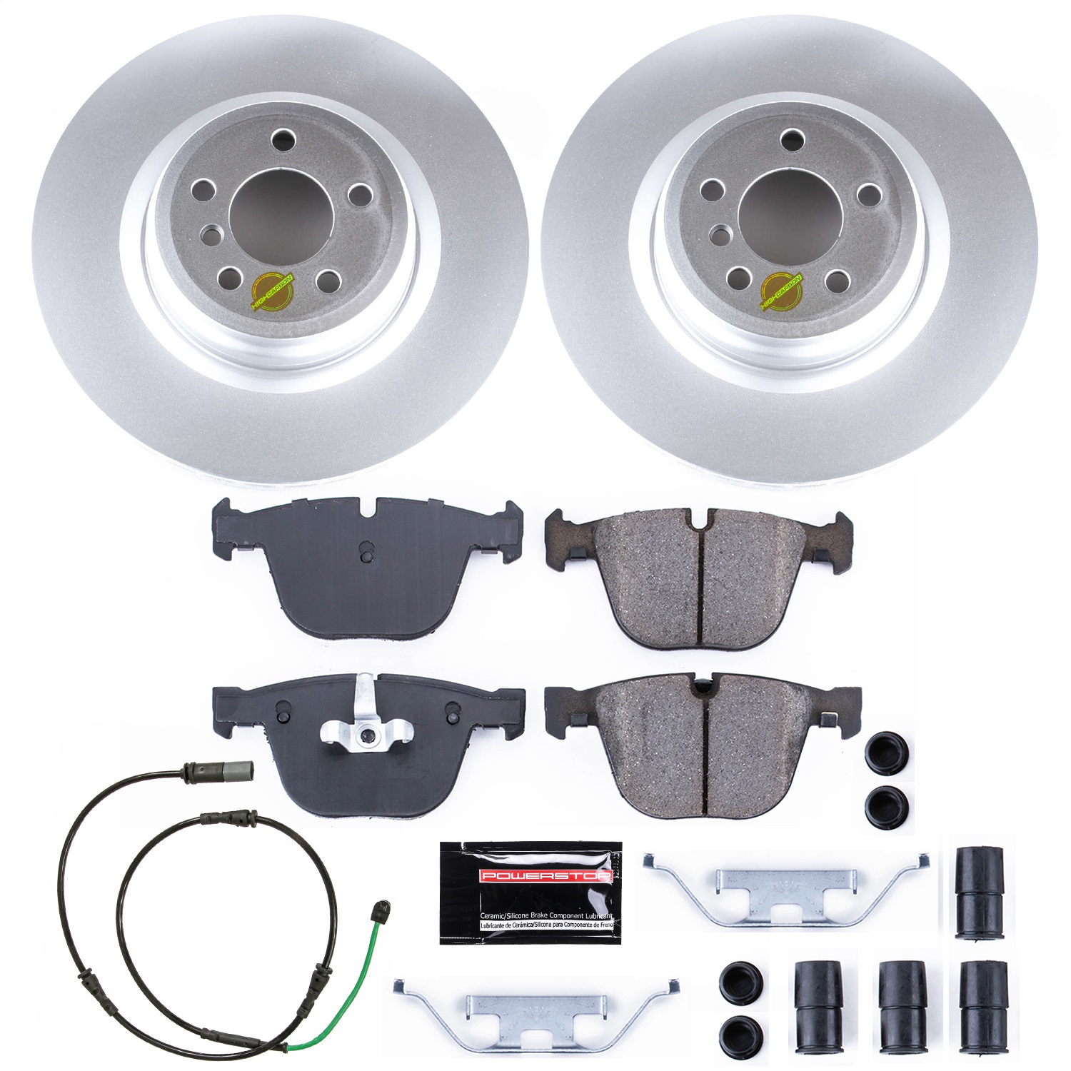 Power Stop - CRK6416 - Rear - Disc Brake Pad and Rotor Kit