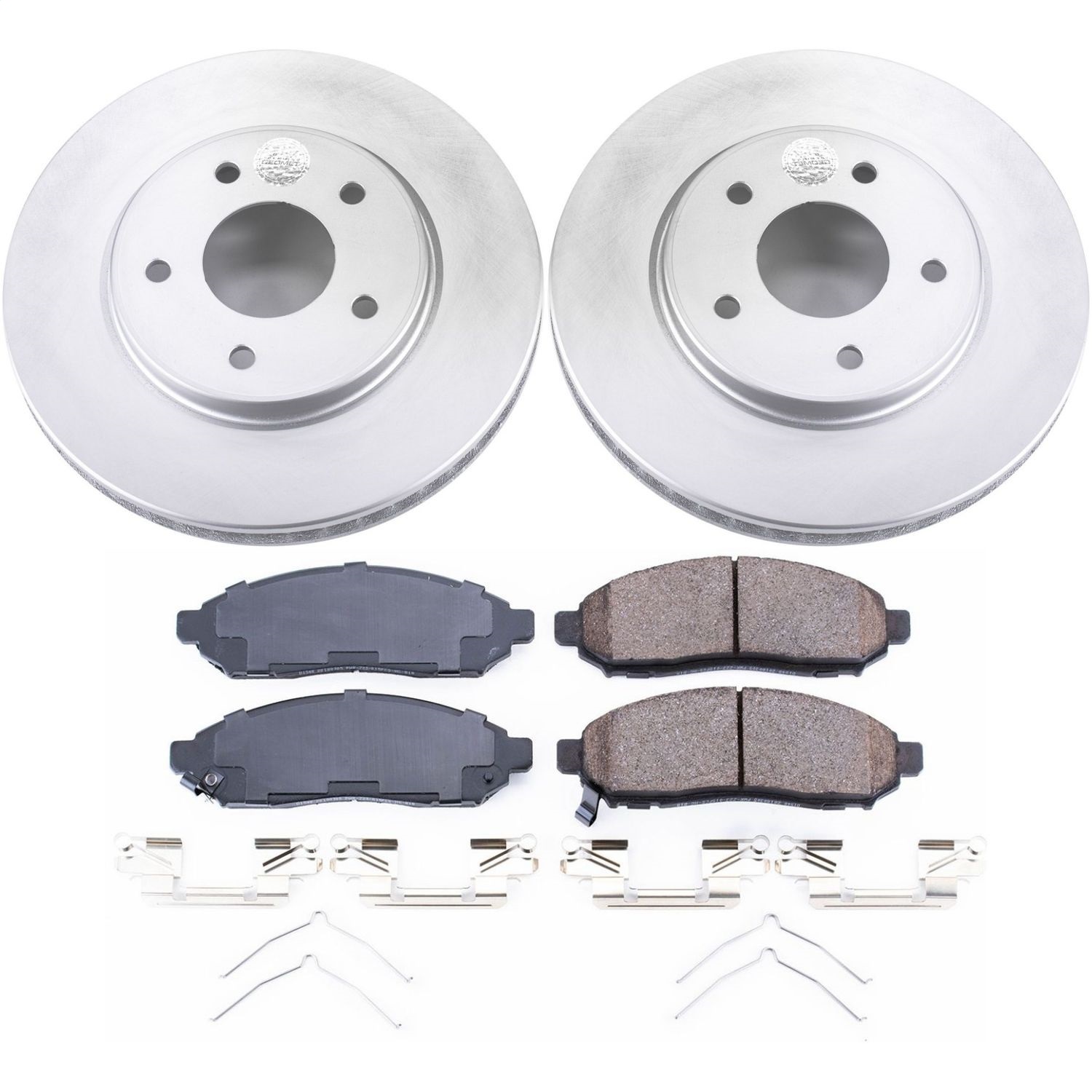 Power Stop - CRK6492 - Front - Disc Brake Pad and Rotor Kit