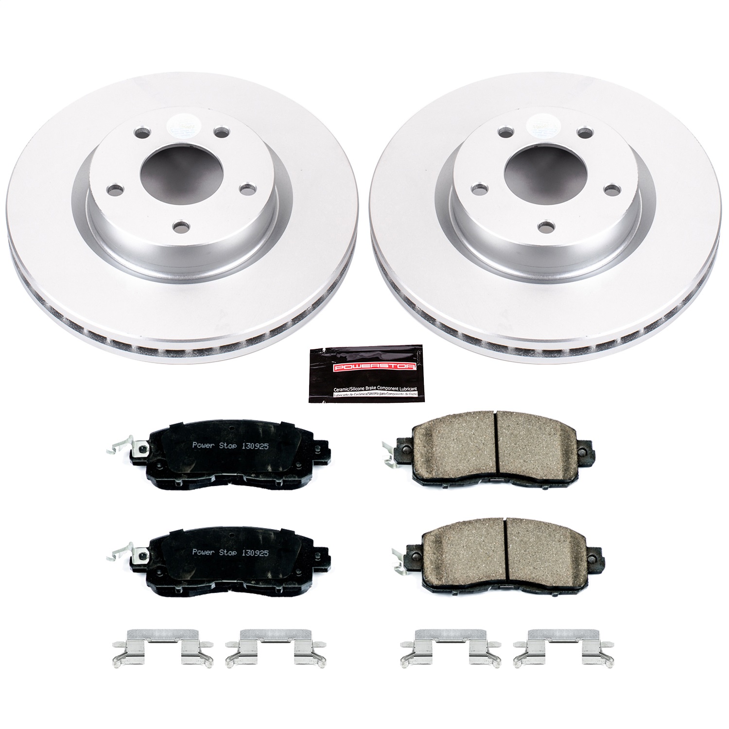 Power Stop - CRK6494 - Front - Disc Brake Pad and Rotor Kit