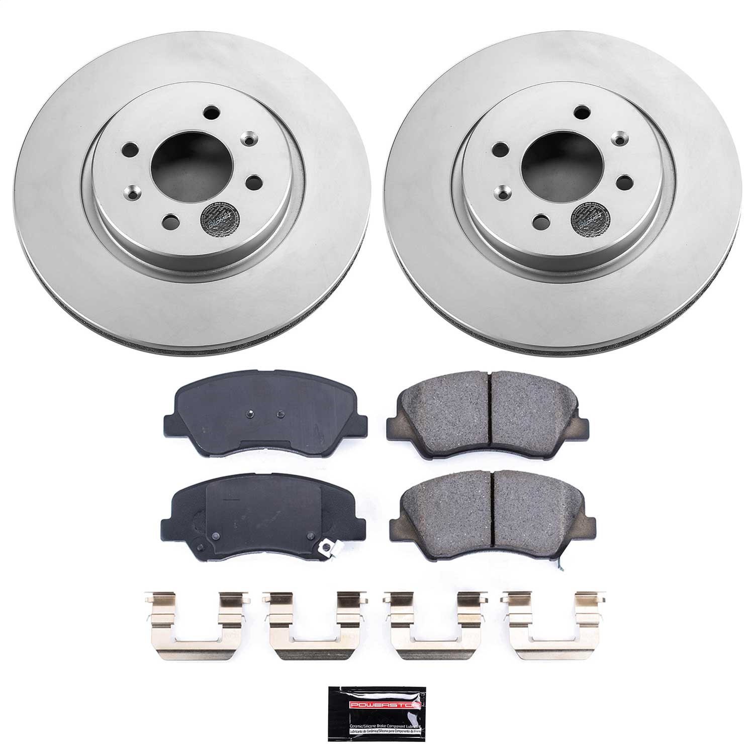 Power Stop - CRK6499 - Front - Disc Brake Pad and Rotor Kit