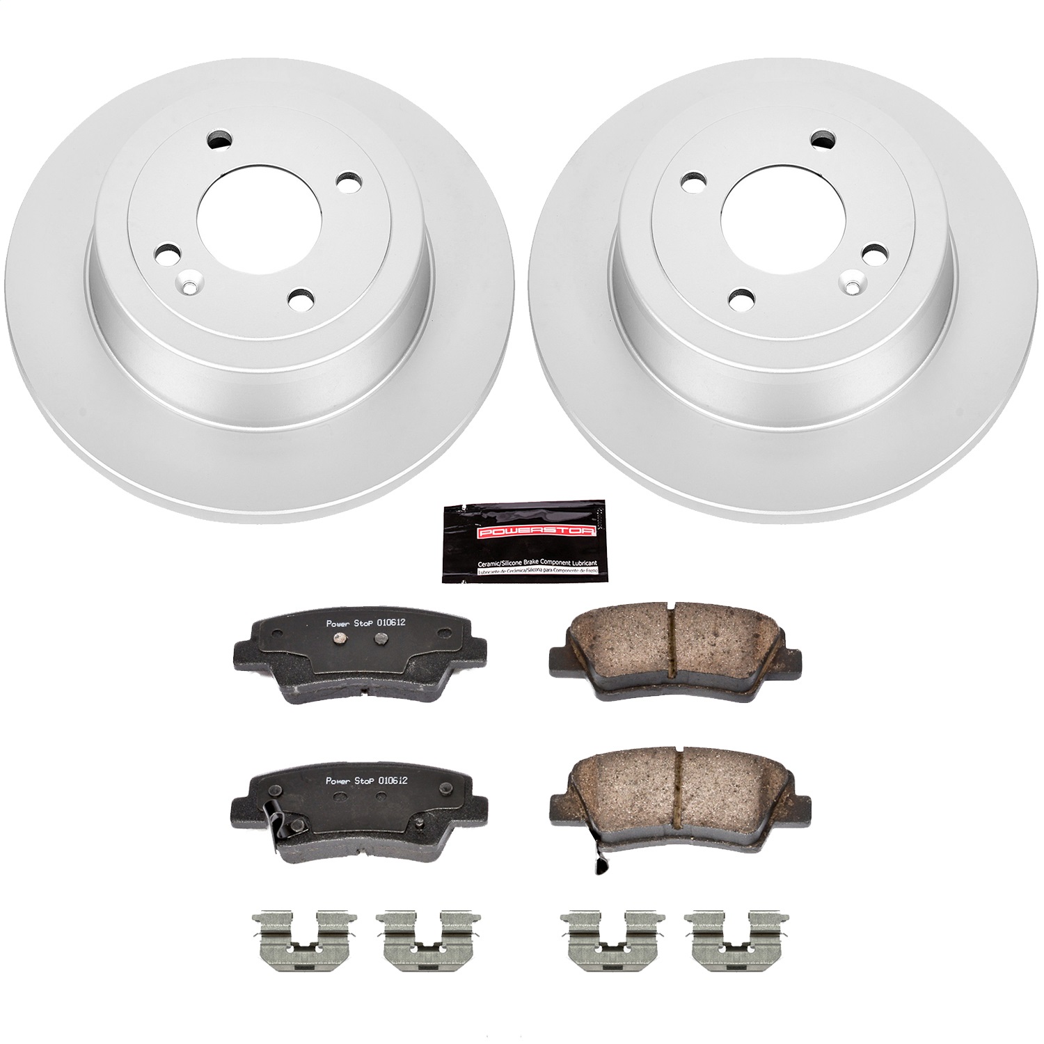 Power Stop - CRK6507 - Rear - Disc Brake Pad and Rotor Kit