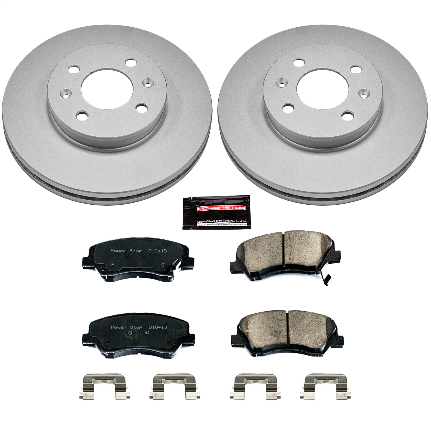 Power Stop - CRK6508 - Front - Disc Brake Pad and Rotor Kit