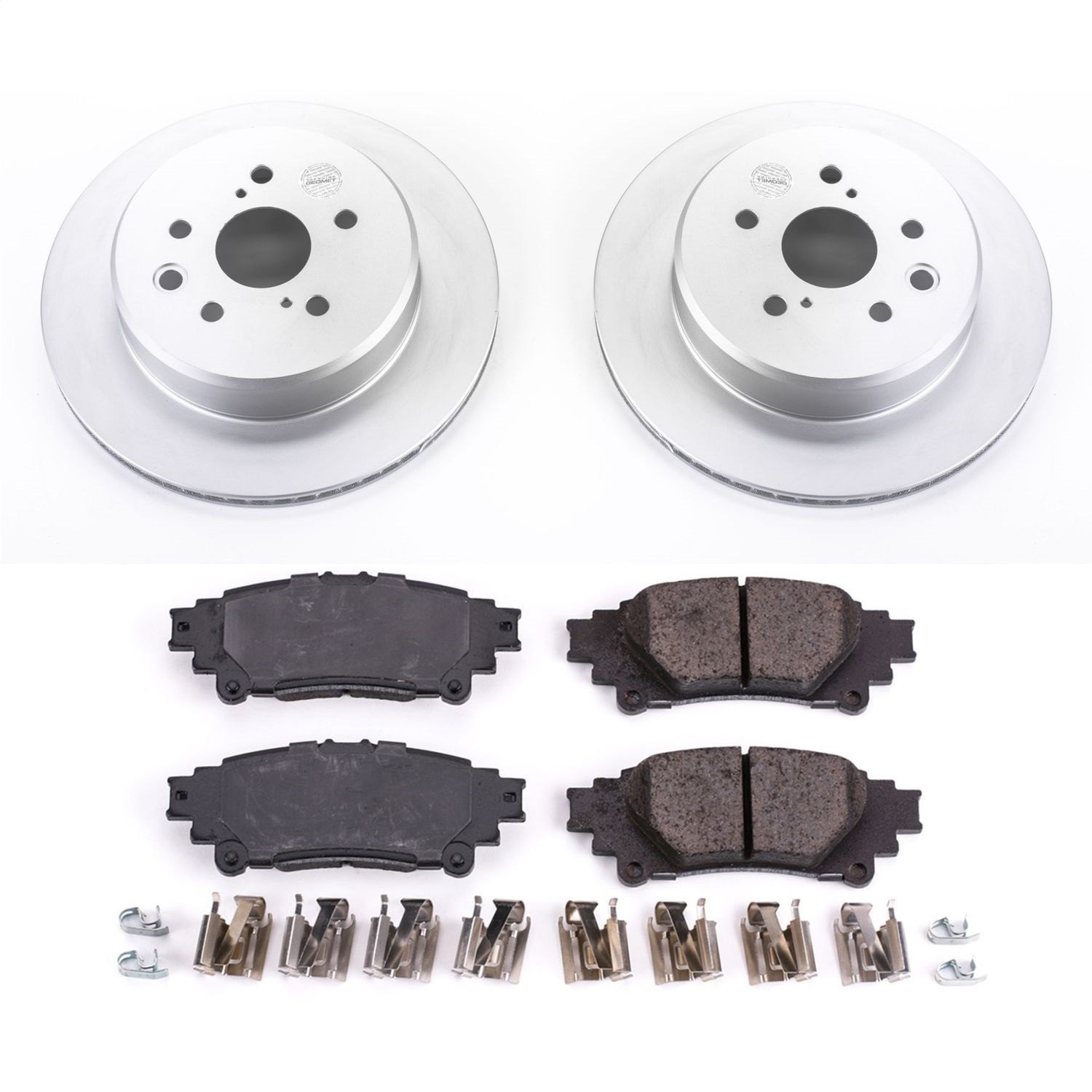 Power Stop - CRK6514 - Rear - Disc Brake Pad and Rotor Kit