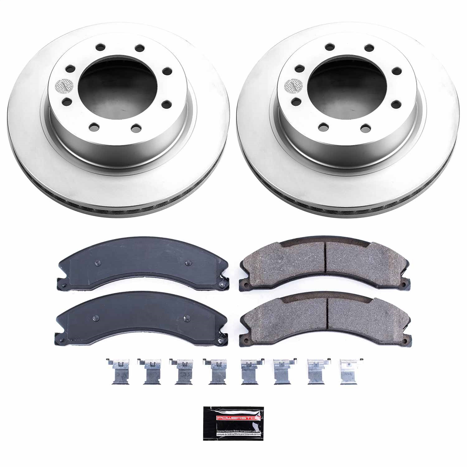 Power Stop - CRK6518 - Front - Disc Brake Pad and Rotor Kit