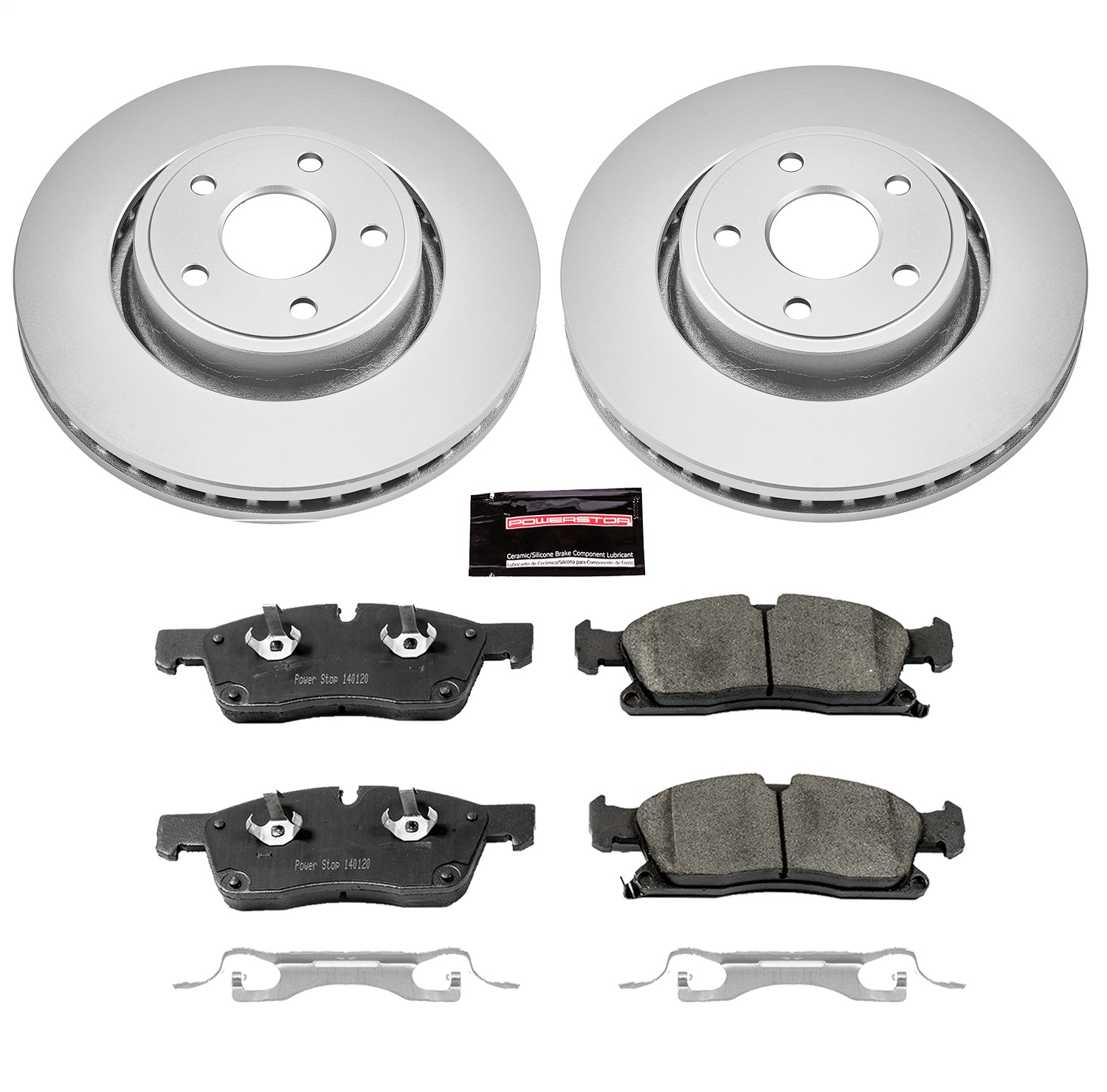 Power Stop - CRK6536 - Front - Disc Brake Pad and Rotor Kit