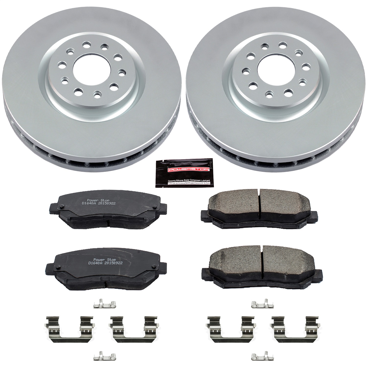 Power Stop - CRK6538 - Front - Disc Brake Pad and Rotor Kit