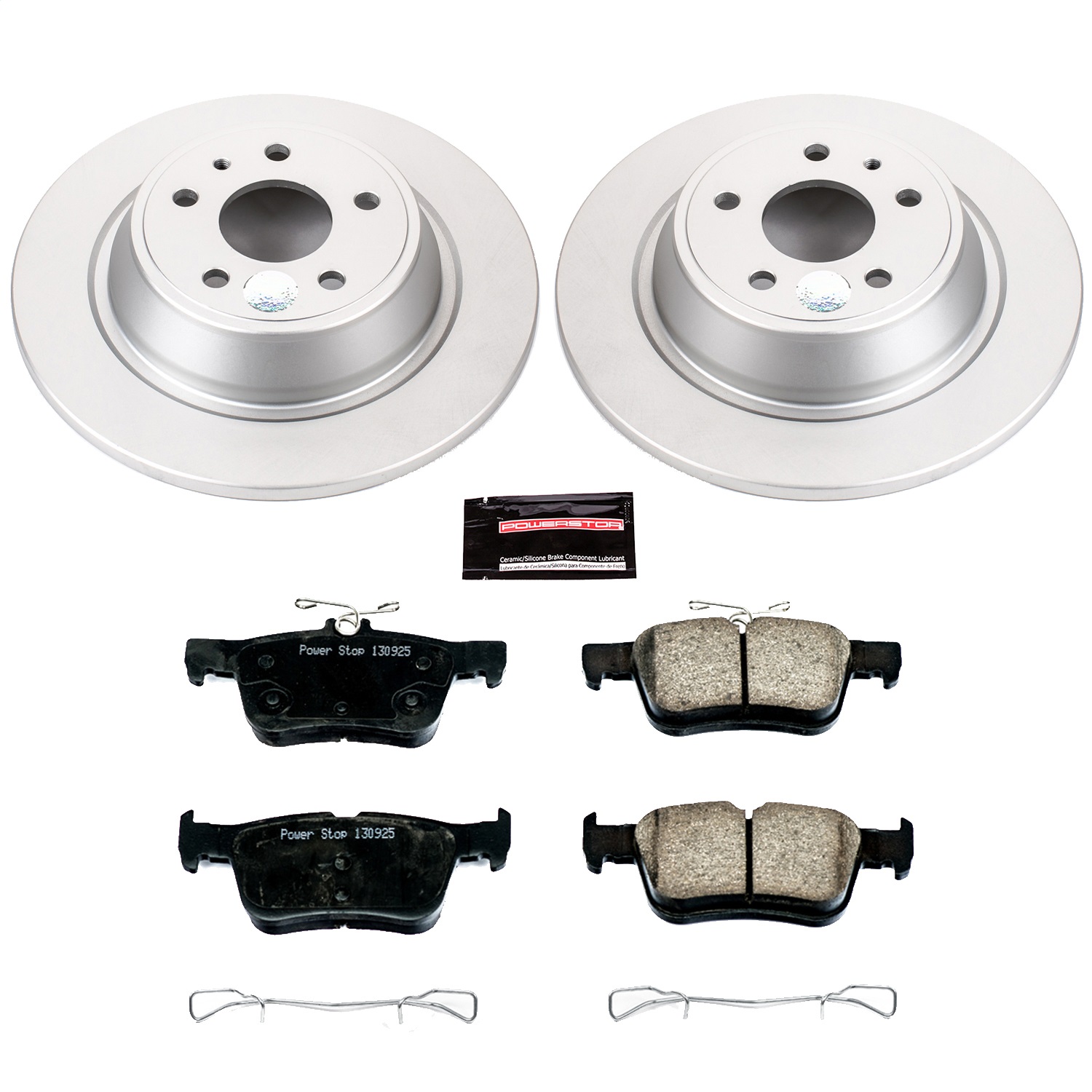 Power Stop - CRK6559 - Rear - Disc Brake Pad and Rotor Kit