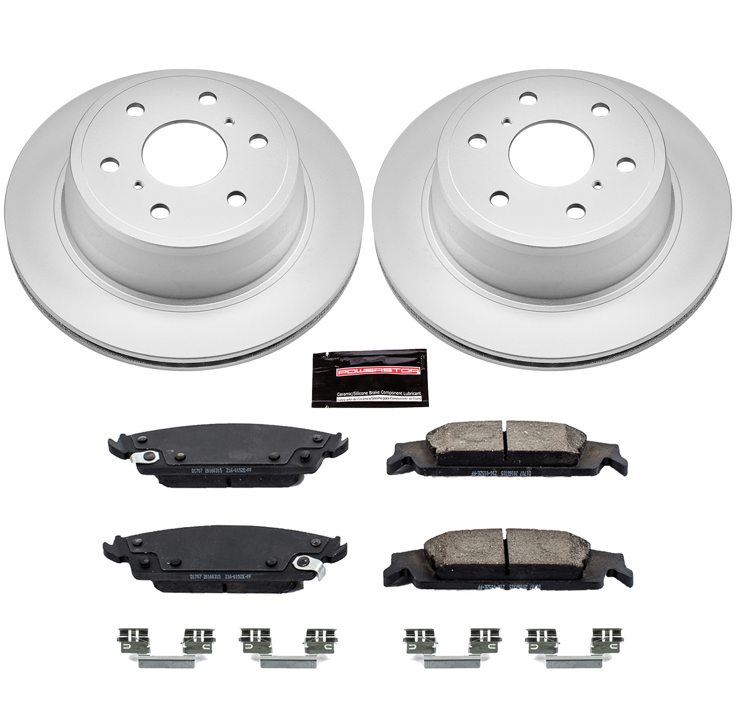 Power Stop - CRK6562 - Rear - Disc Brake Pad and Rotor Kit