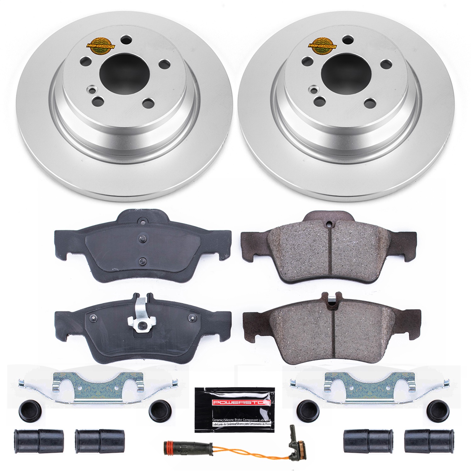 Power Stop - CRK6566 - Rear - Disc Brake Pad and Rotor Kit