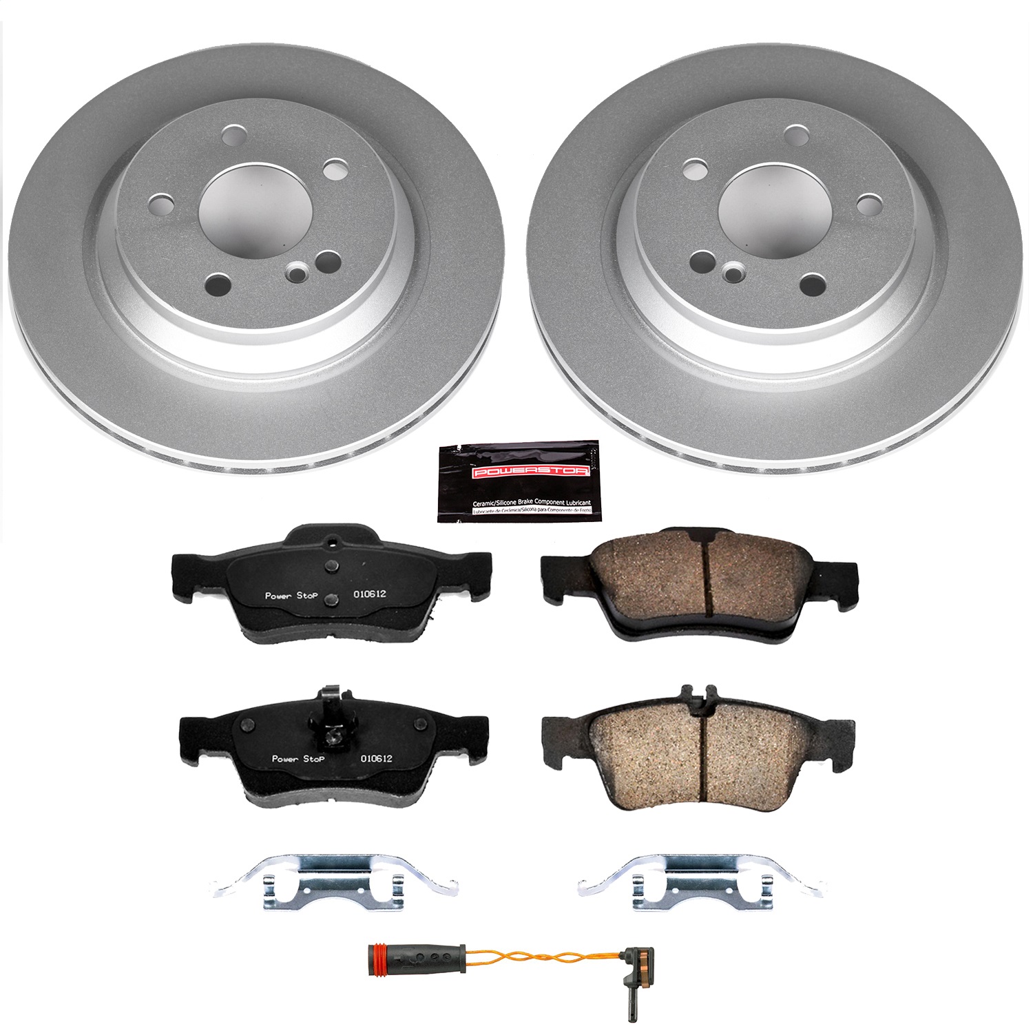 Power Stop - CRK6567 - Rear - Disc Brake Pad and Rotor Kit