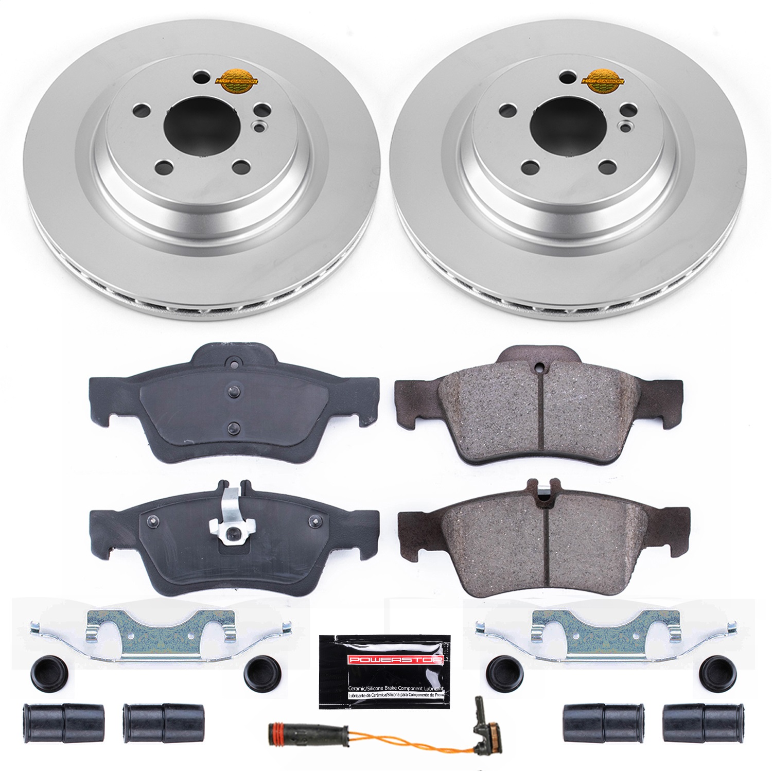 Power Stop - CRK6568 - Rear - Disc Brake Pad and Rotor Kit