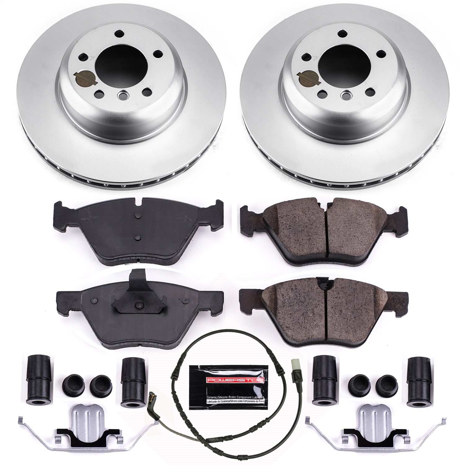 Power Stop - CRK6578 - Front - Disc Brake Pad and Rotor Kit