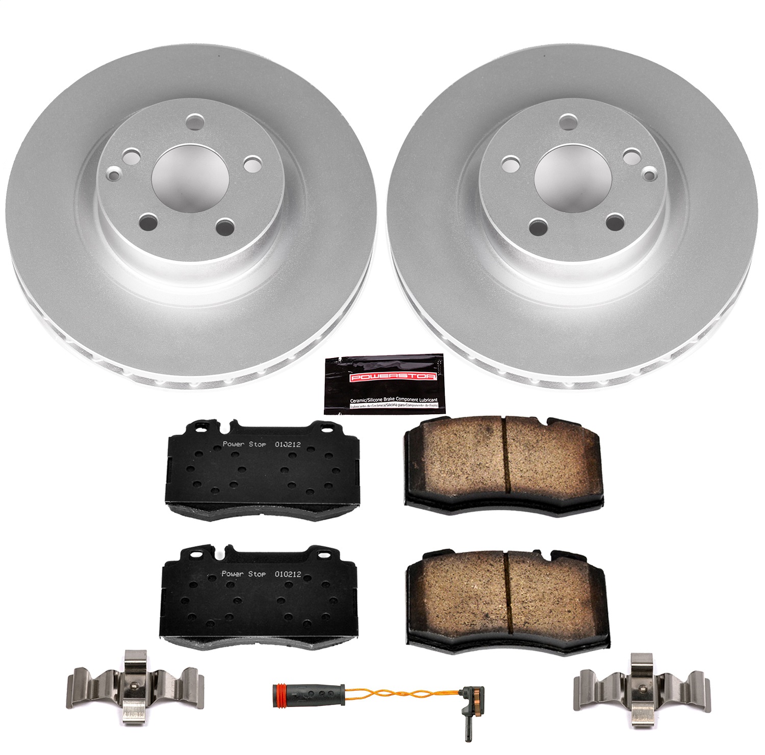 Power Stop - CRK6599 - Front - Disc Brake Pad and Rotor Kit