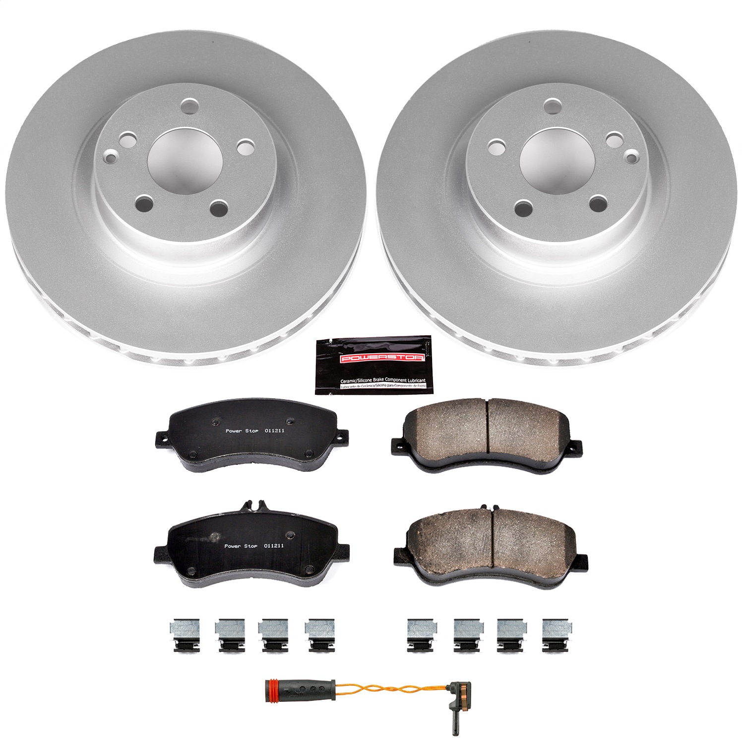 Power Stop - CRK6603 - Front - Disc Brake Pad and Rotor Kit