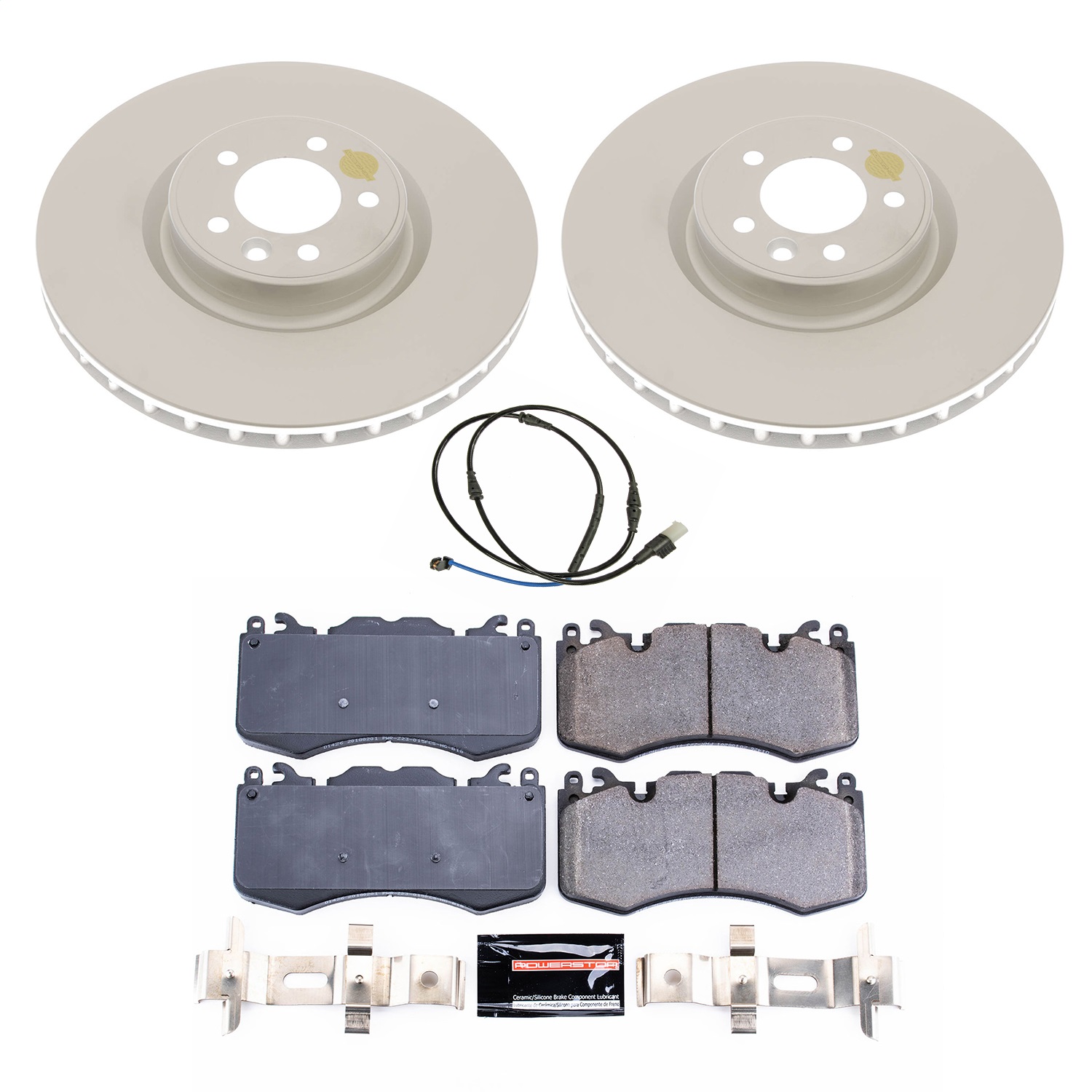 Power Stop - CRK6660 - Front - Disc Brake Pad and Rotor Kit