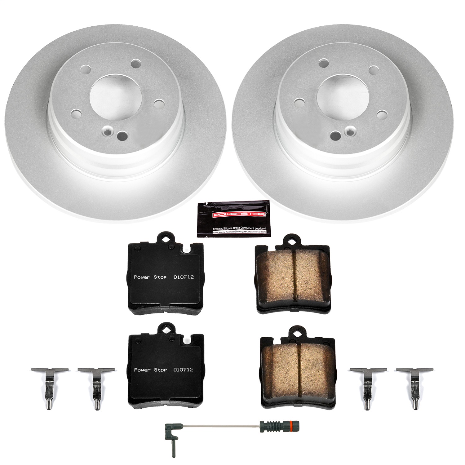 Power Stop - CRK6697 - Rear - Disc Brake Pad and Rotor Kit