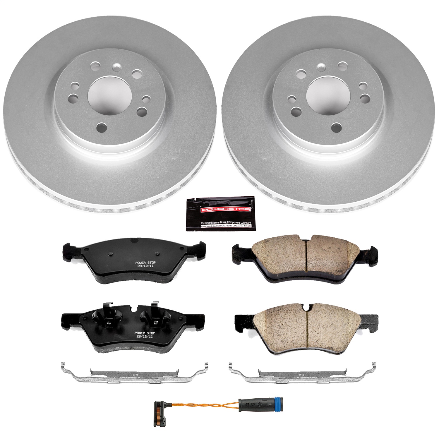 Power Stop - CRK6709 - Front - Disc Brake Pad and Rotor Kit