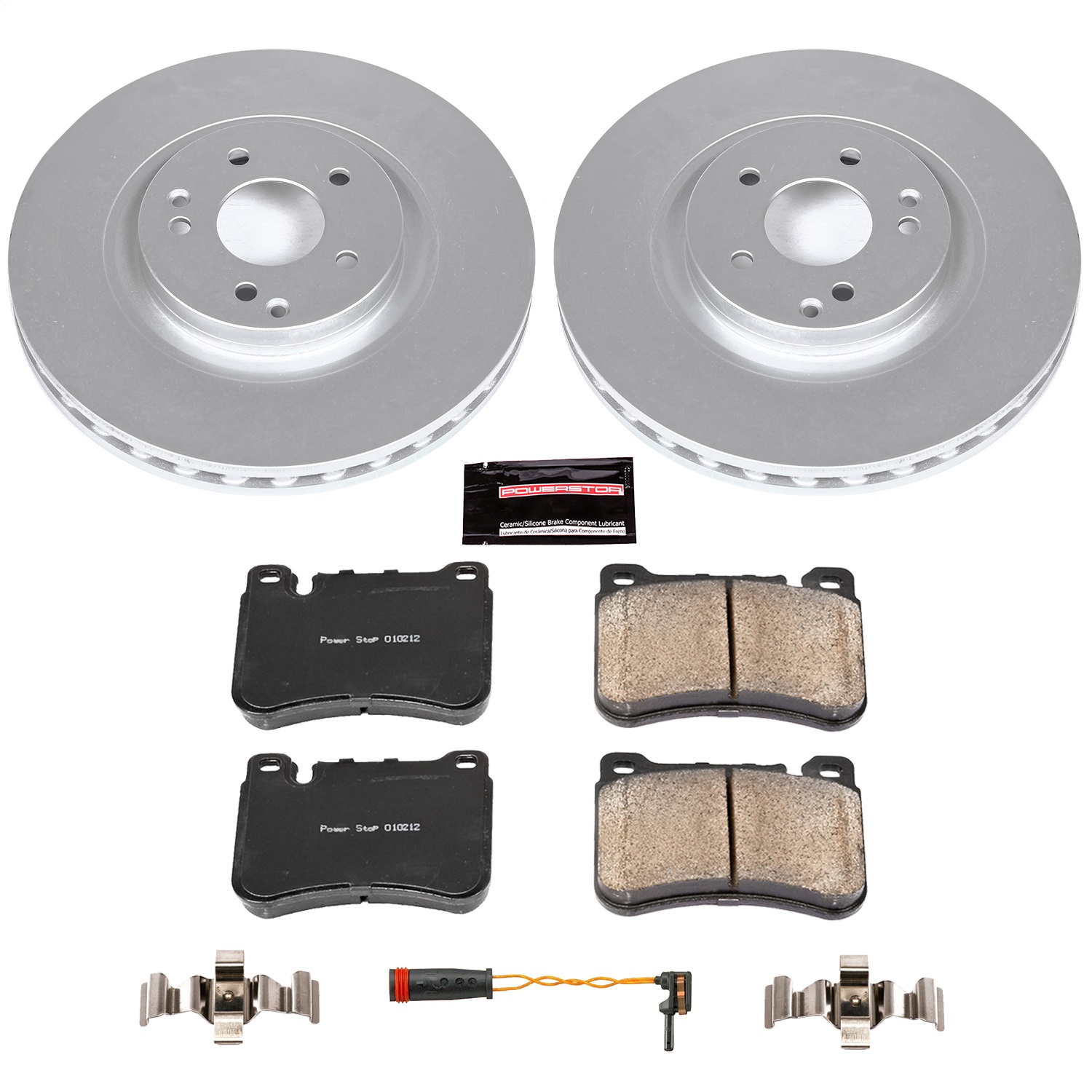 Power Stop - CRK6713 - Front - Disc Brake Pad and Rotor Kit