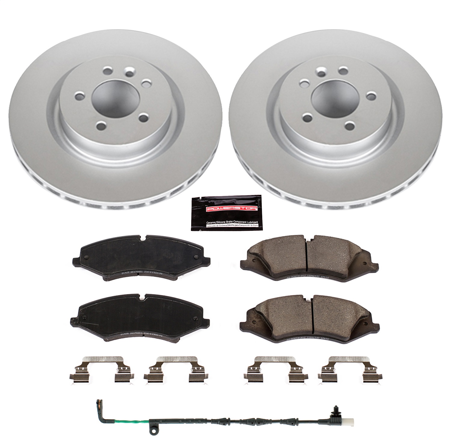 Power Stop - CRK6719 - Front - Disc Brake Pad and Rotor Kit