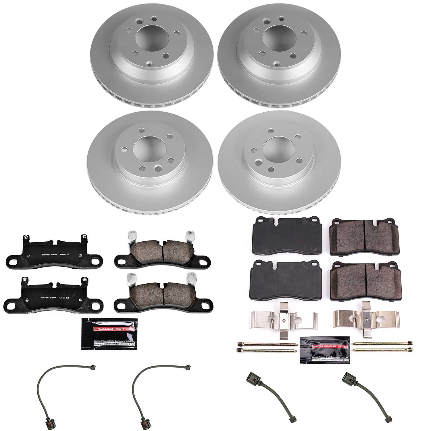Power Stop - CRK6724 - Front and Rear - Disc Brake Pad and Rotor Kit