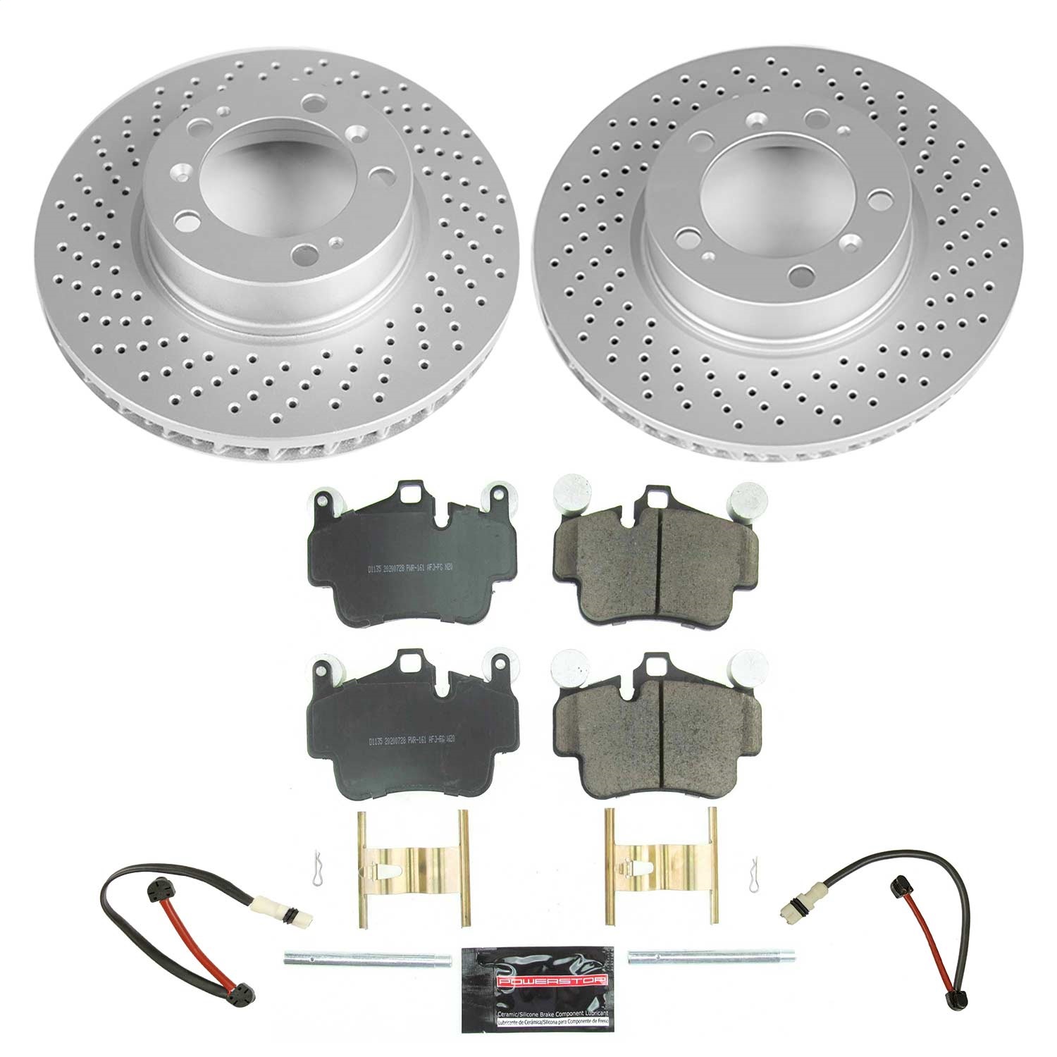 Power Stop - CRK6731 - Front - Disc Brake Pad and Rotor Kit