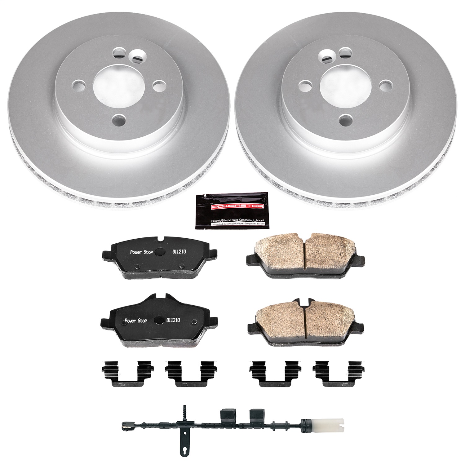 Power Stop - CRK6739 - Front - Disc Brake Pad and Rotor Kit