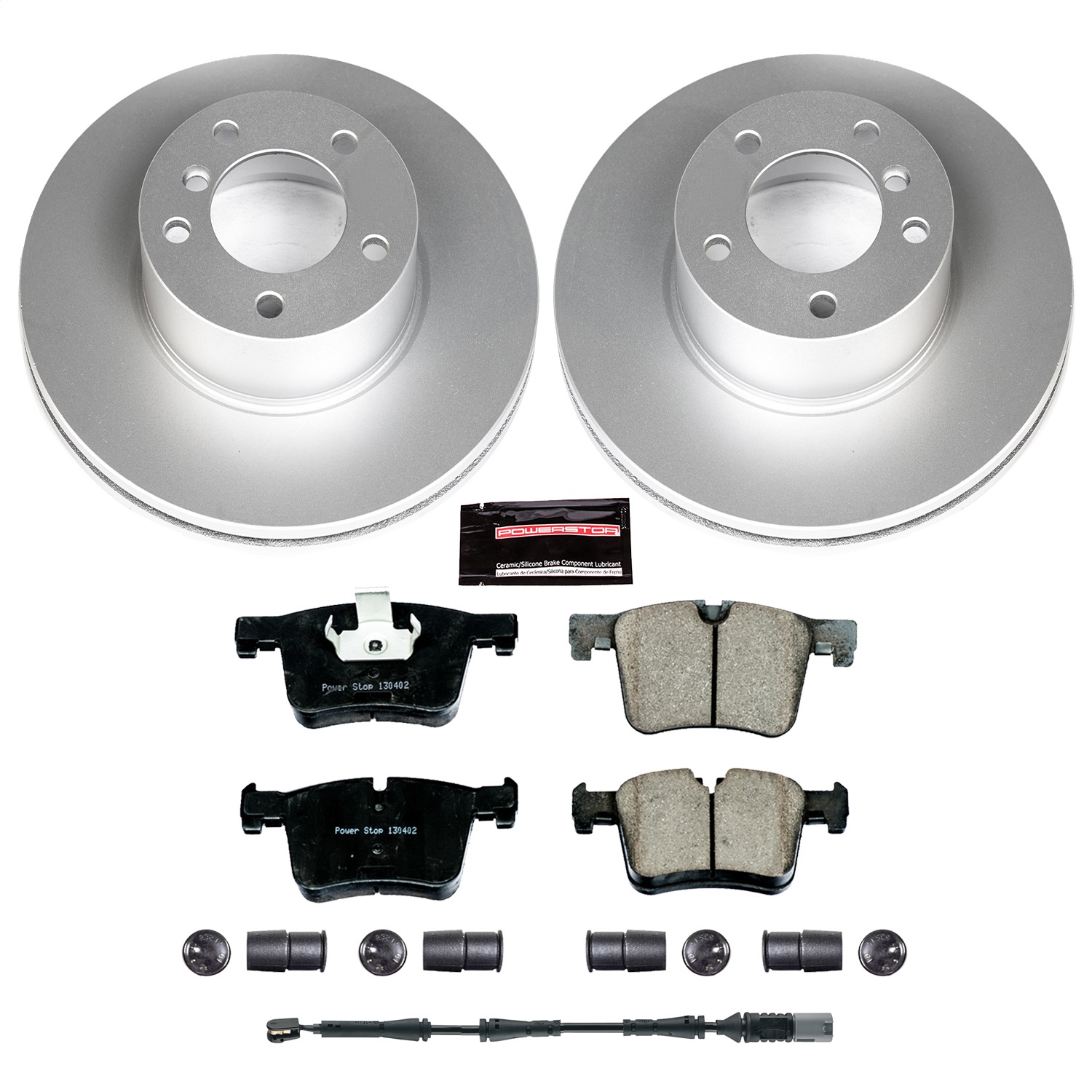 Power Stop - CRK6743 - Front - Disc Brake Pad and Rotor Kit