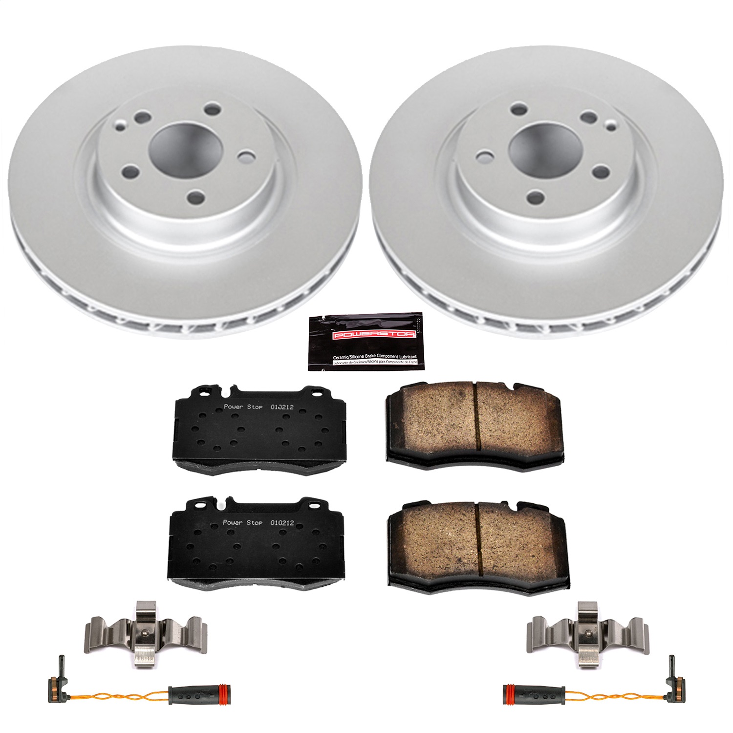 Power Stop - CRK6750 - Front - Disc Brake Pad and Rotor Kit