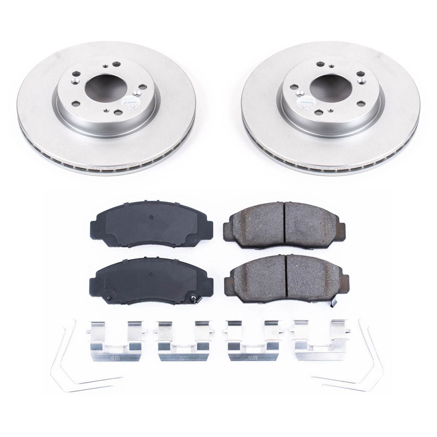 Power Stop - CRK6766 - Front - Disc Brake Pad and Rotor Kit