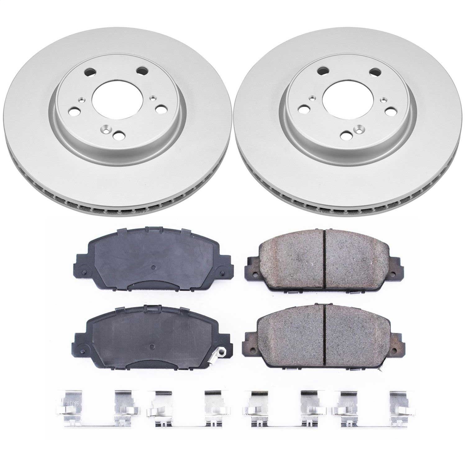 Power Stop - CRK6777 - Front - Disc Brake Pad and Rotor Kit