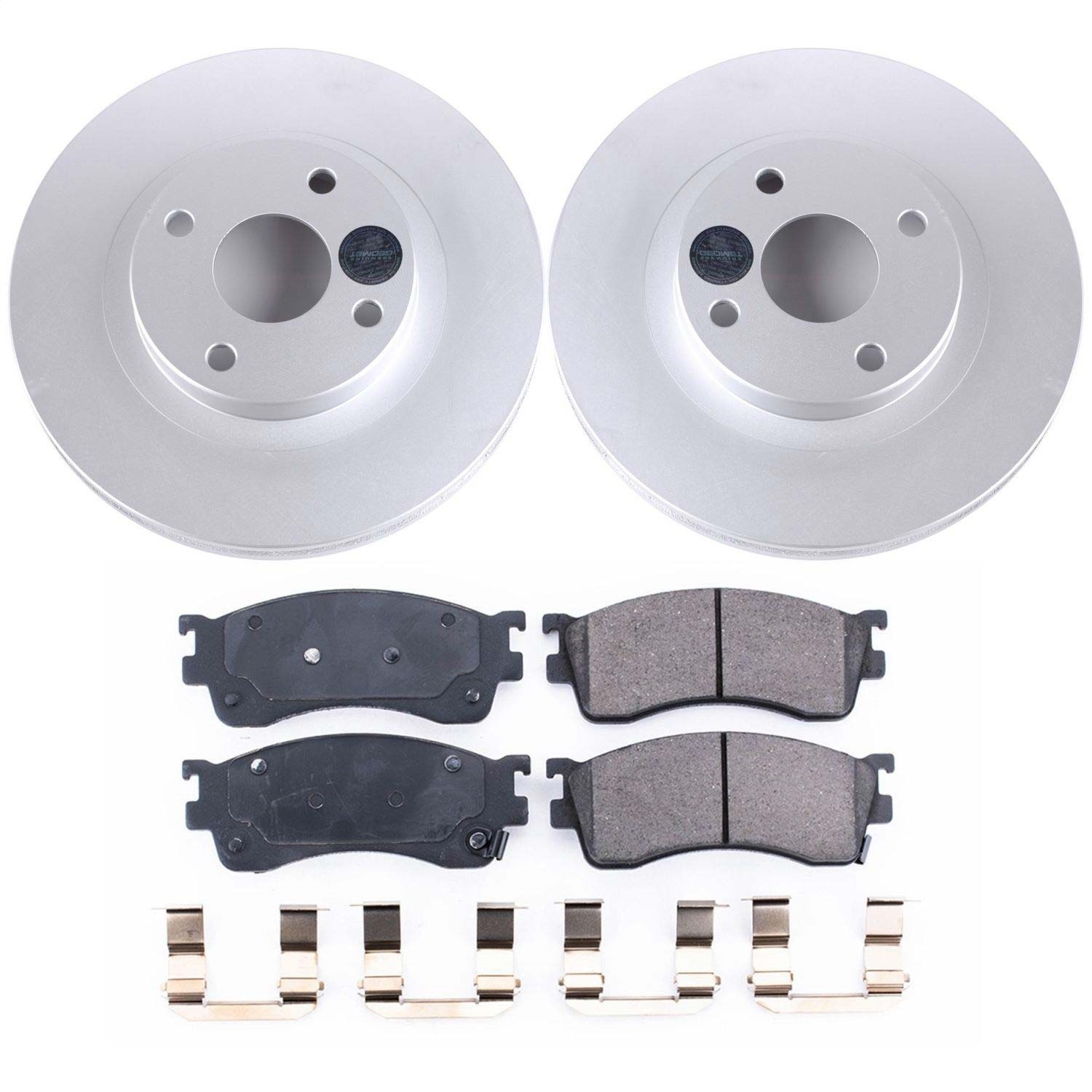 Power Stop - CRK6786 - Front - Disc Brake Pad and Rotor Kit