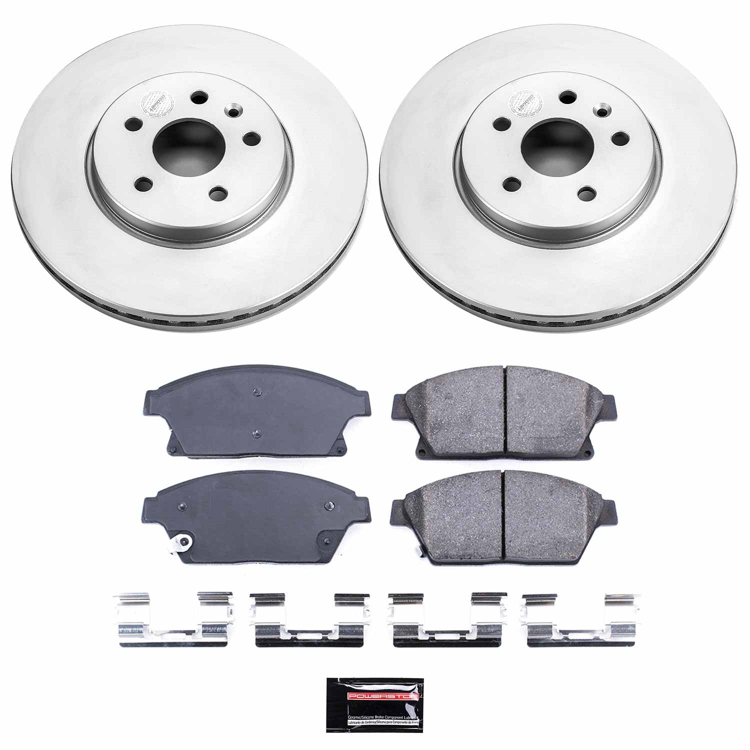Power Stop - CRK6793 - Front - Disc Brake Pad and Rotor Kit