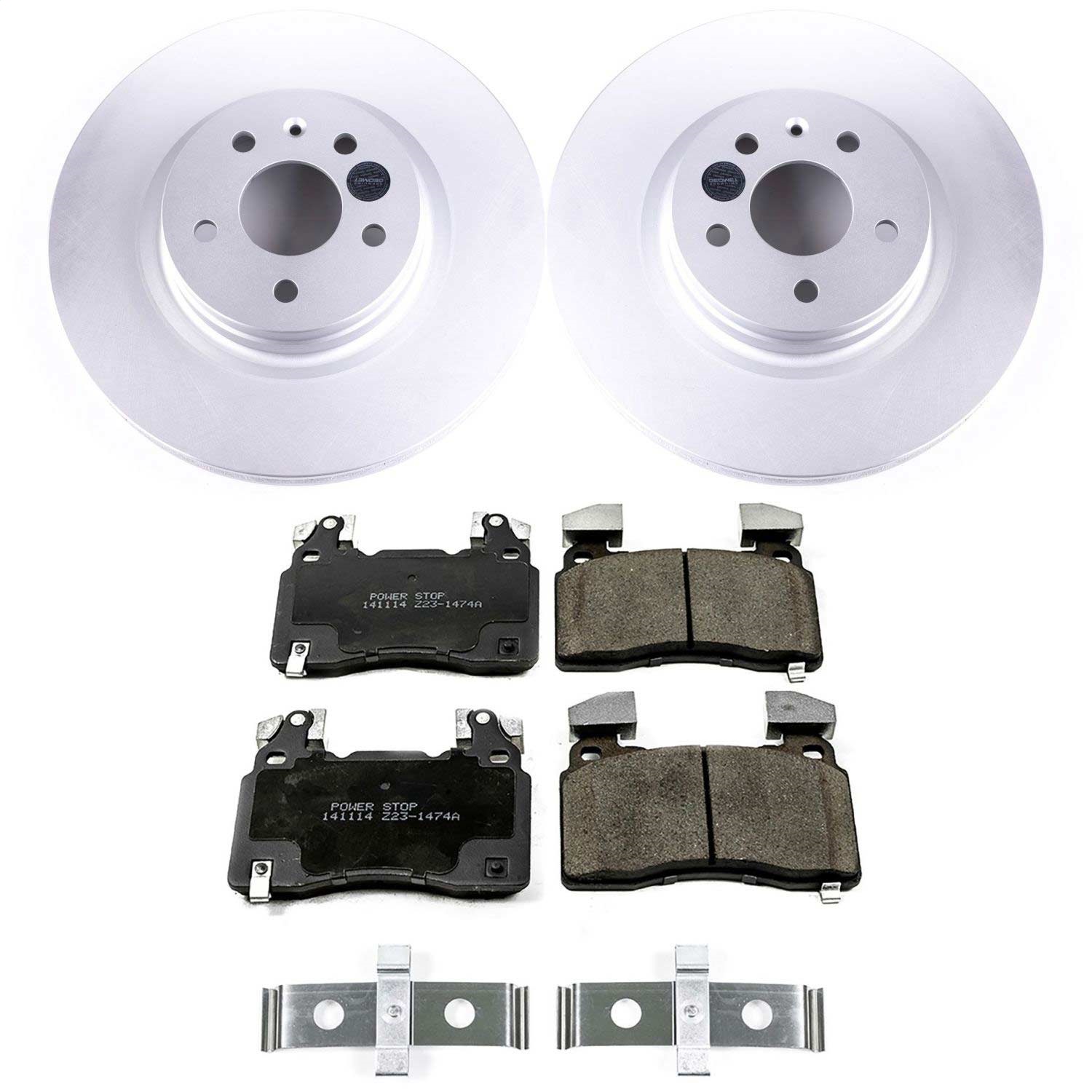 Power Stop - CRK6798 - Front - Disc Brake Pad and Rotor Kit