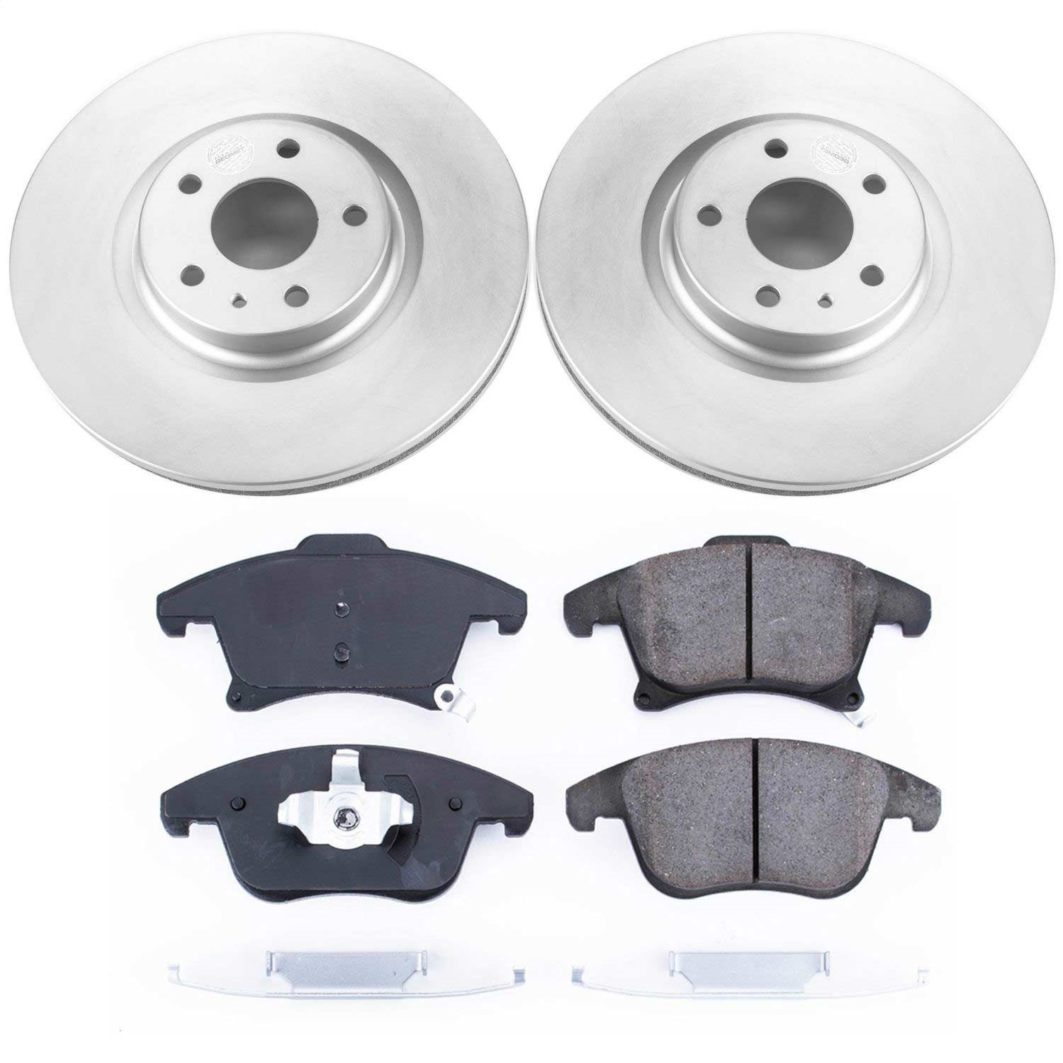 Power Stop - CRK6816 - Front - Disc Brake Pad and Rotor Kit