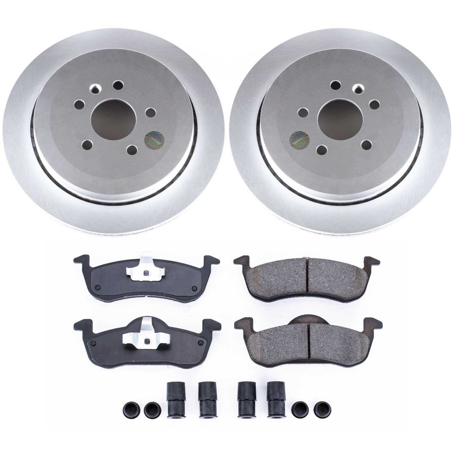Power Stop - CRK6819 - Rear - Disc Brake Pad and Rotor Kit