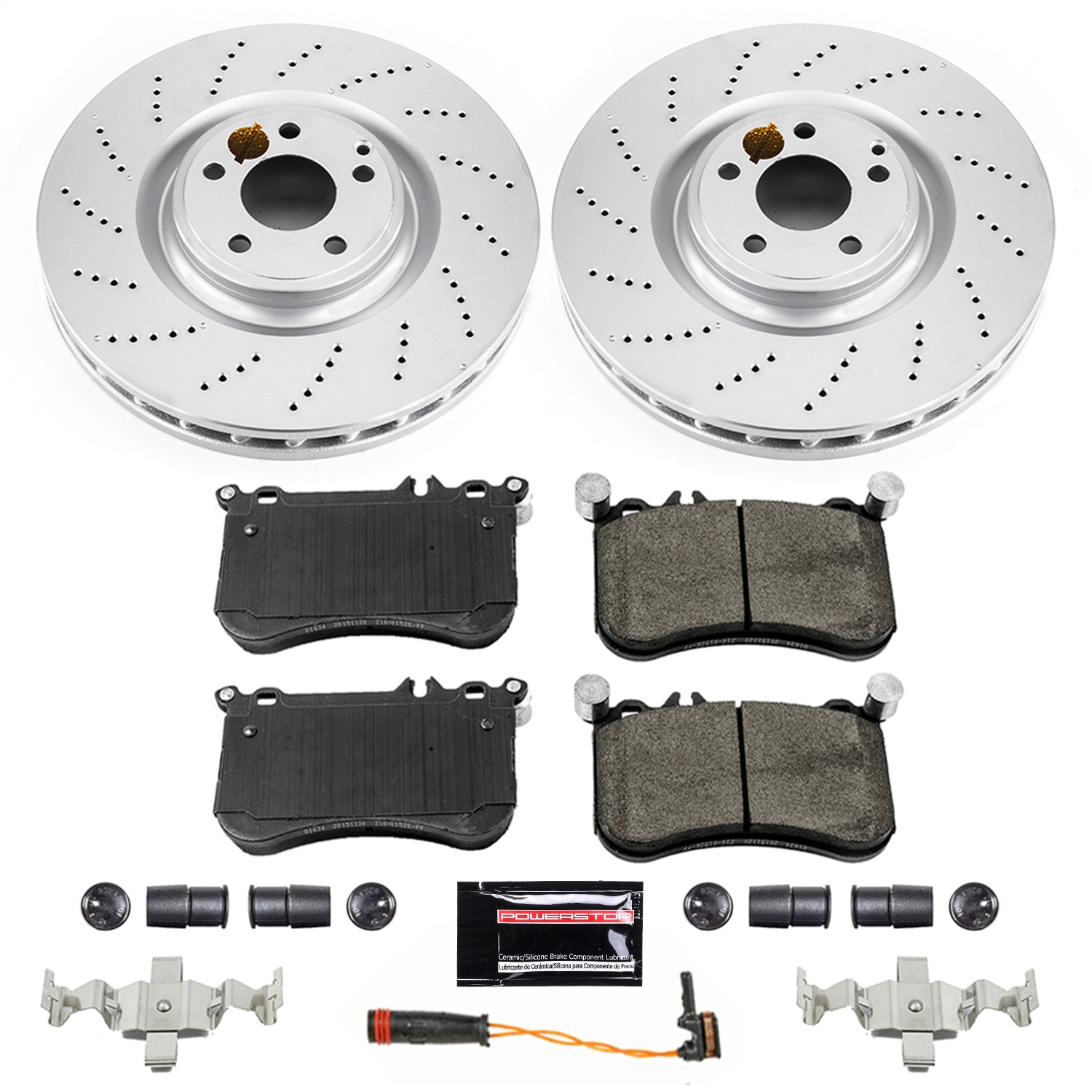 Power Stop - CRK6886 - Front - Disc Brake Pad and Rotor Kit