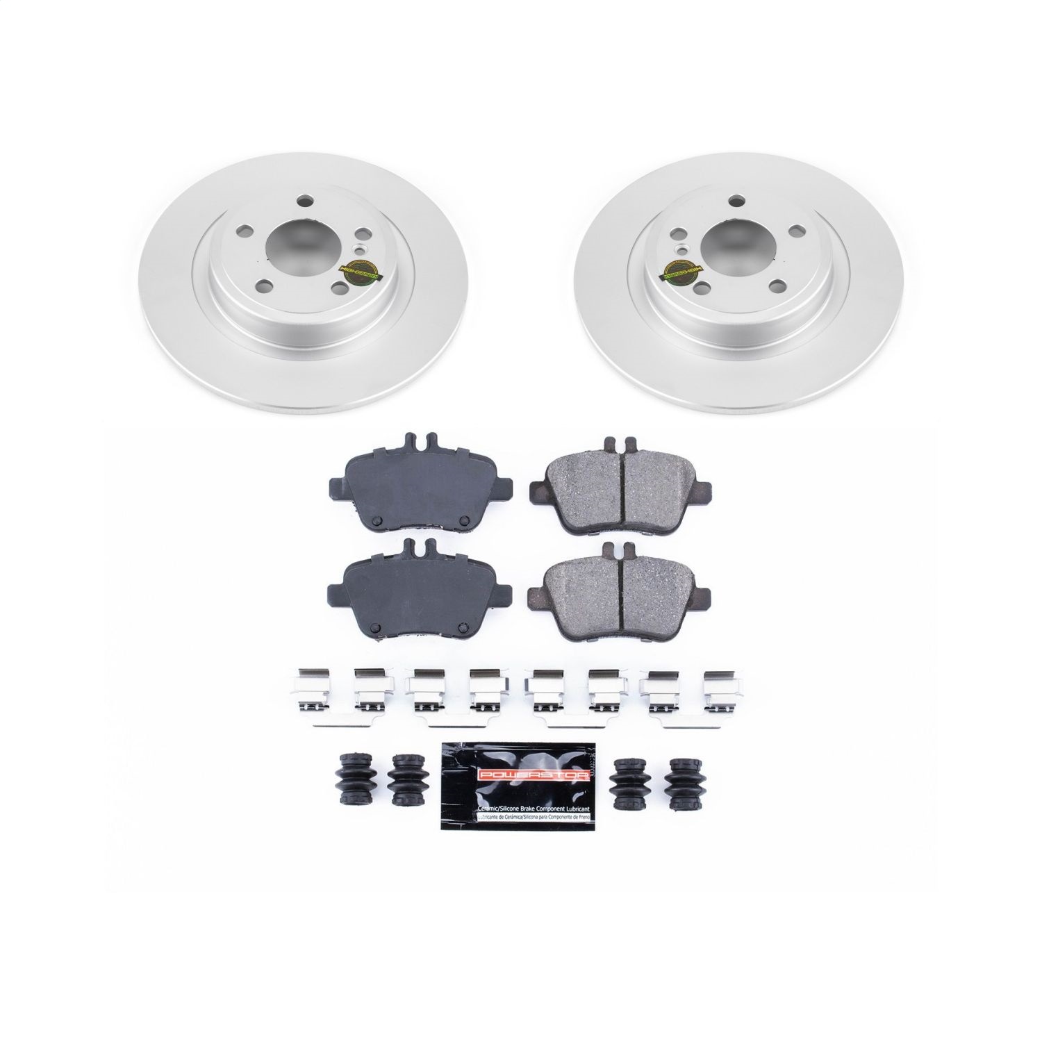 Power Stop - CRK6894 - Rear - Disc Brake Pad and Rotor Kit