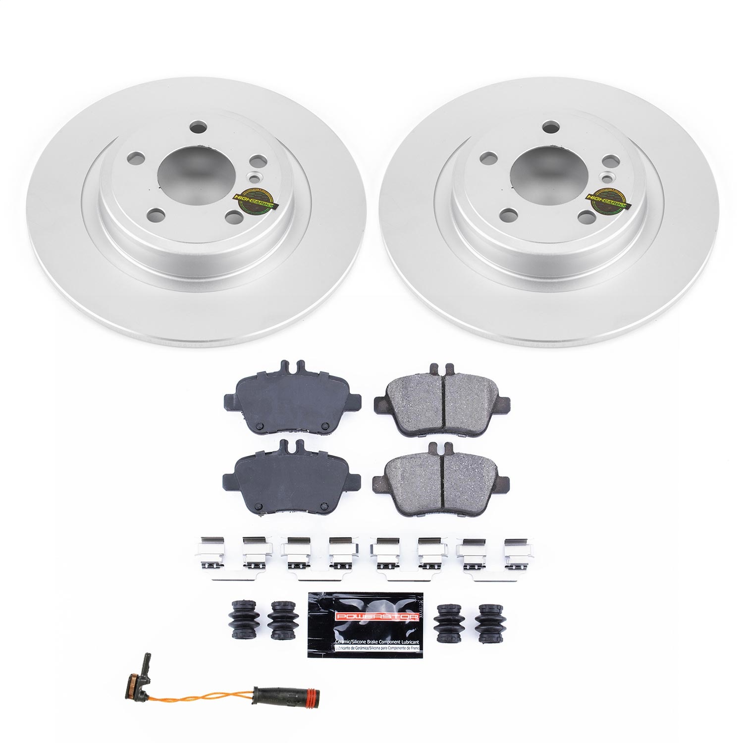 Power Stop - CRK6895 - Rear - Disc Brake Pad and Rotor Kit