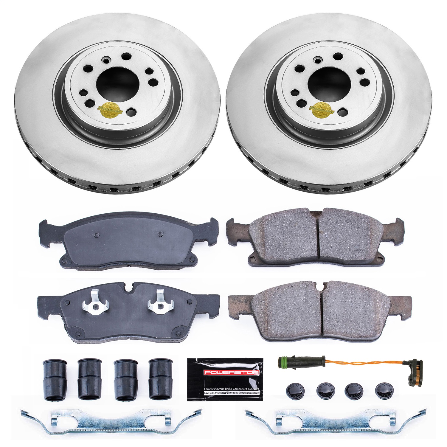 Power Stop - CRK6897 - Front - Disc Brake Pad and Rotor Kit