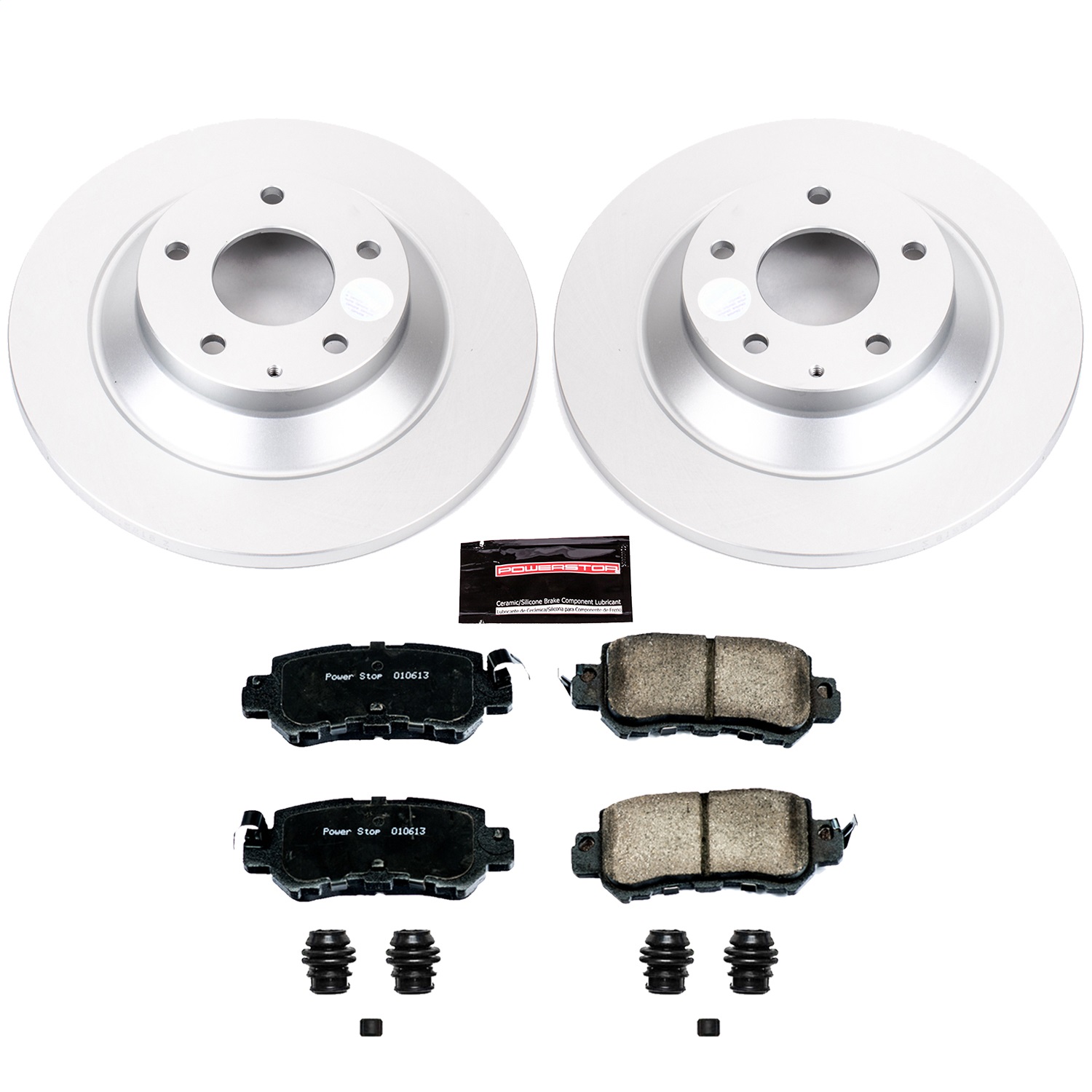 Power Stop - CRK6964 - Rear - Disc Brake Pad and Rotor Kit