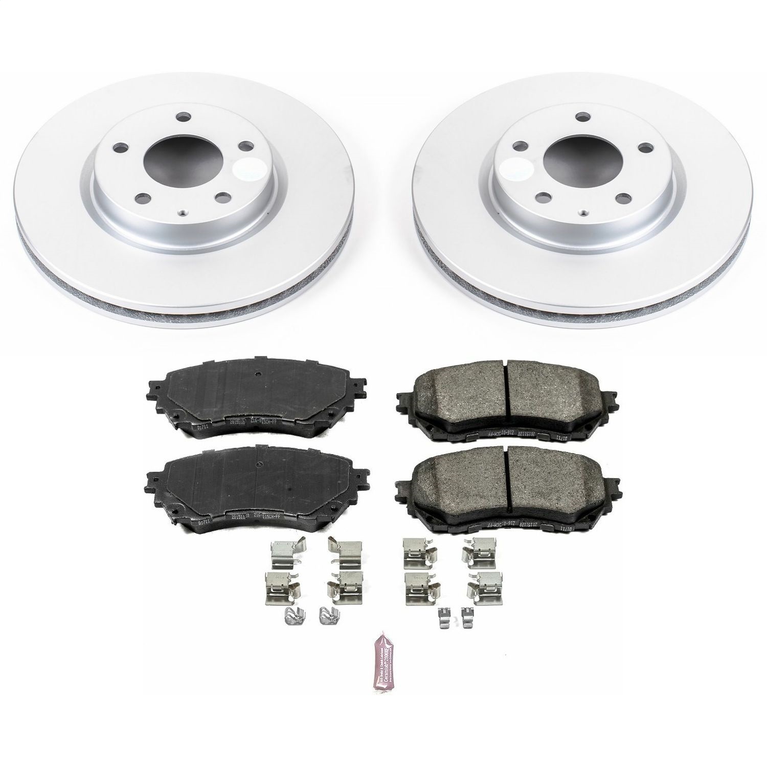 Power Stop - CRK6968 - Front - Disc Brake Pad and Rotor Kit