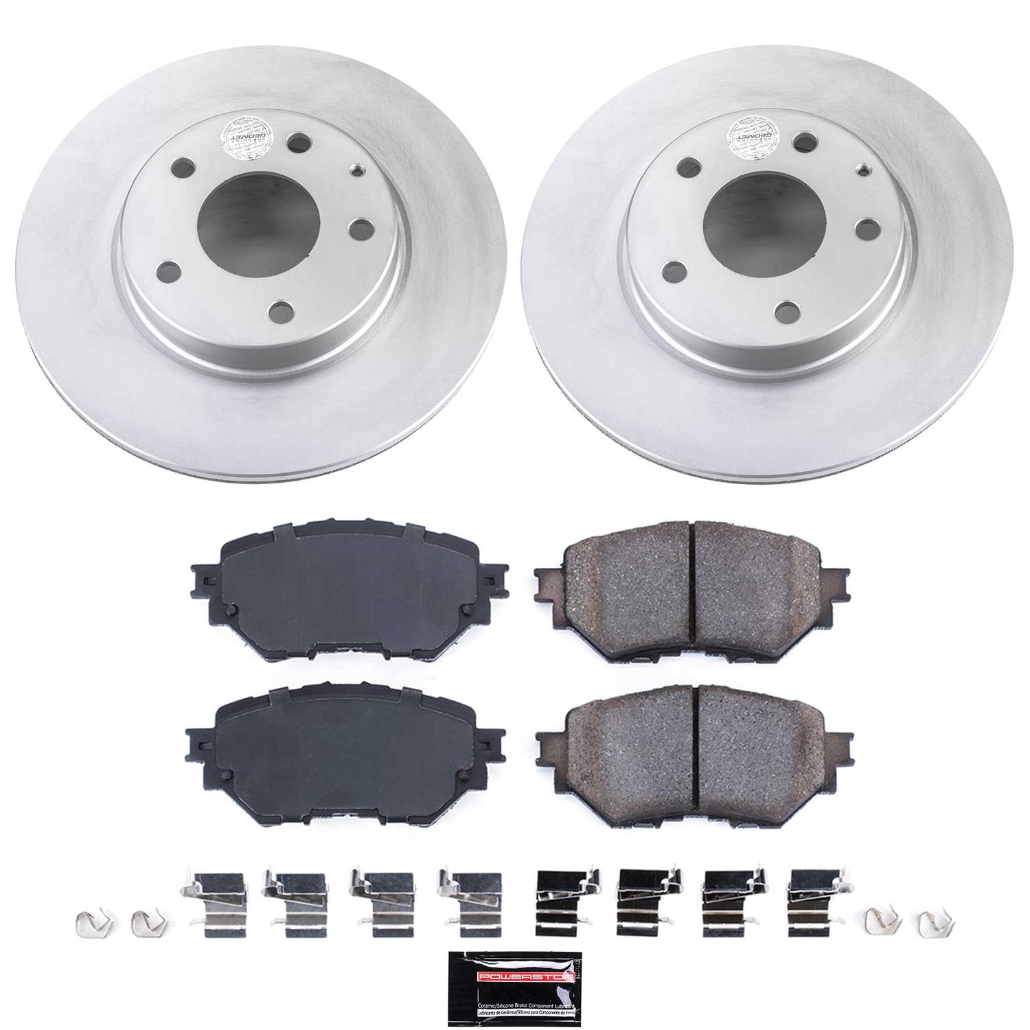 Power Stop - CRK6975 - Front - Disc Brake Pad and Rotor Kit