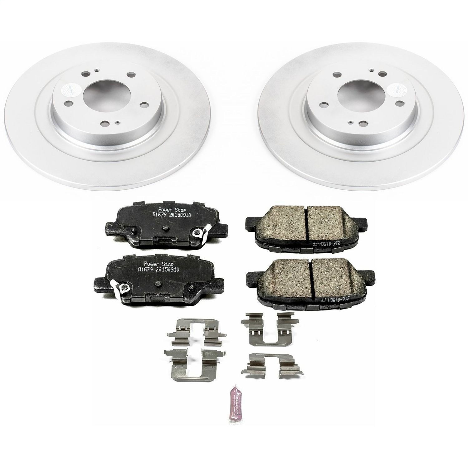 Power Stop - CRK6976 - Rear - Disc Brake Pad and Rotor Kit