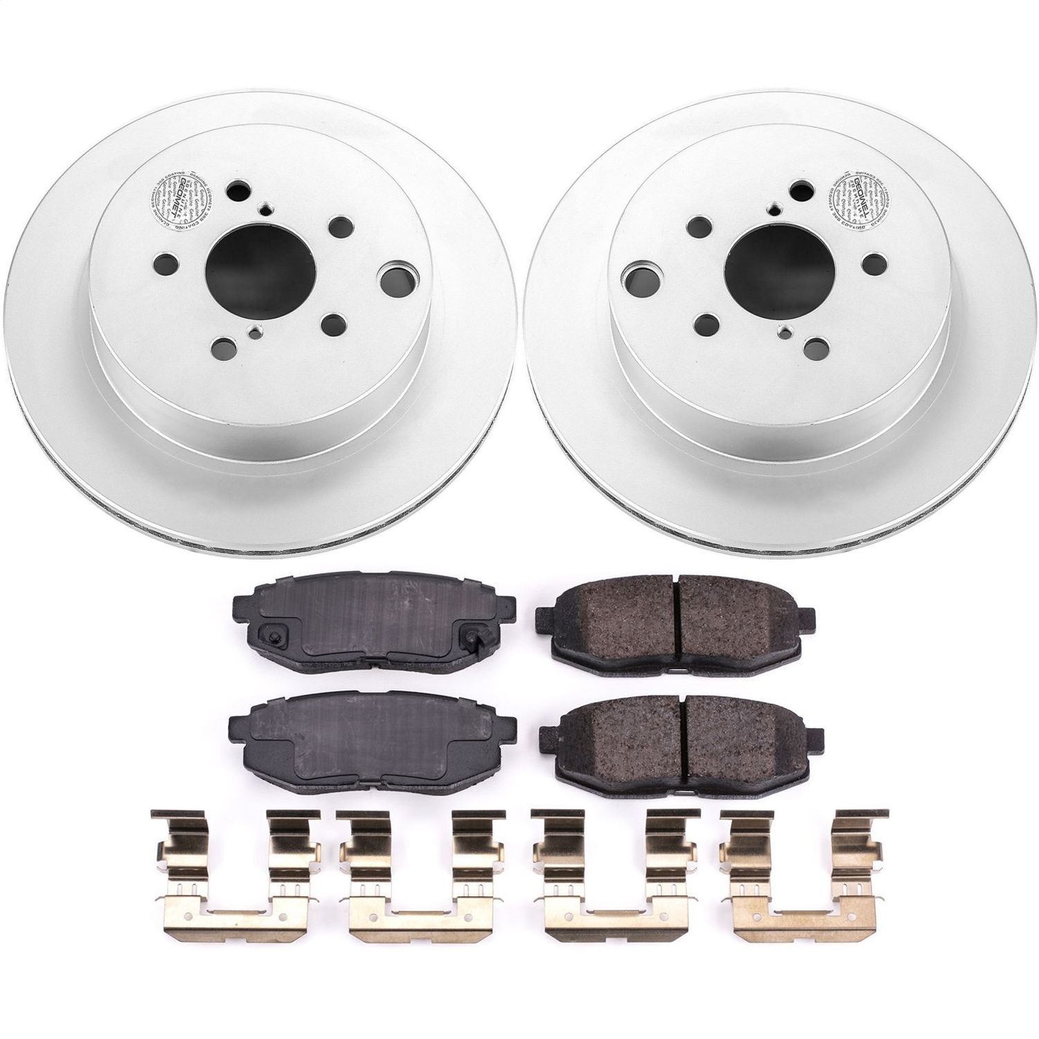 Power Stop - CRK6978 - Rear - Disc Brake Pad and Rotor Kit