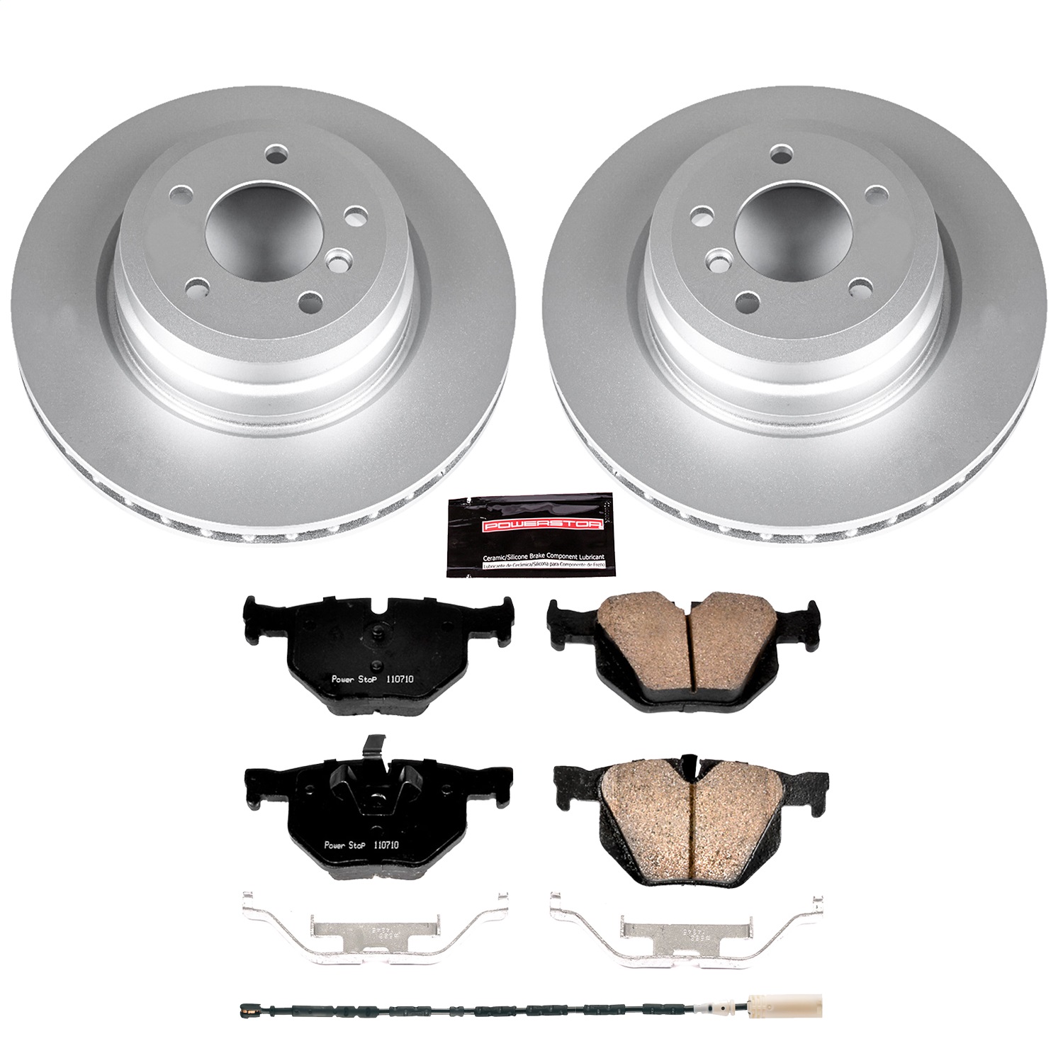 Power Stop - CRK7009 - Rear - Disc Brake Pad and Rotor Kit