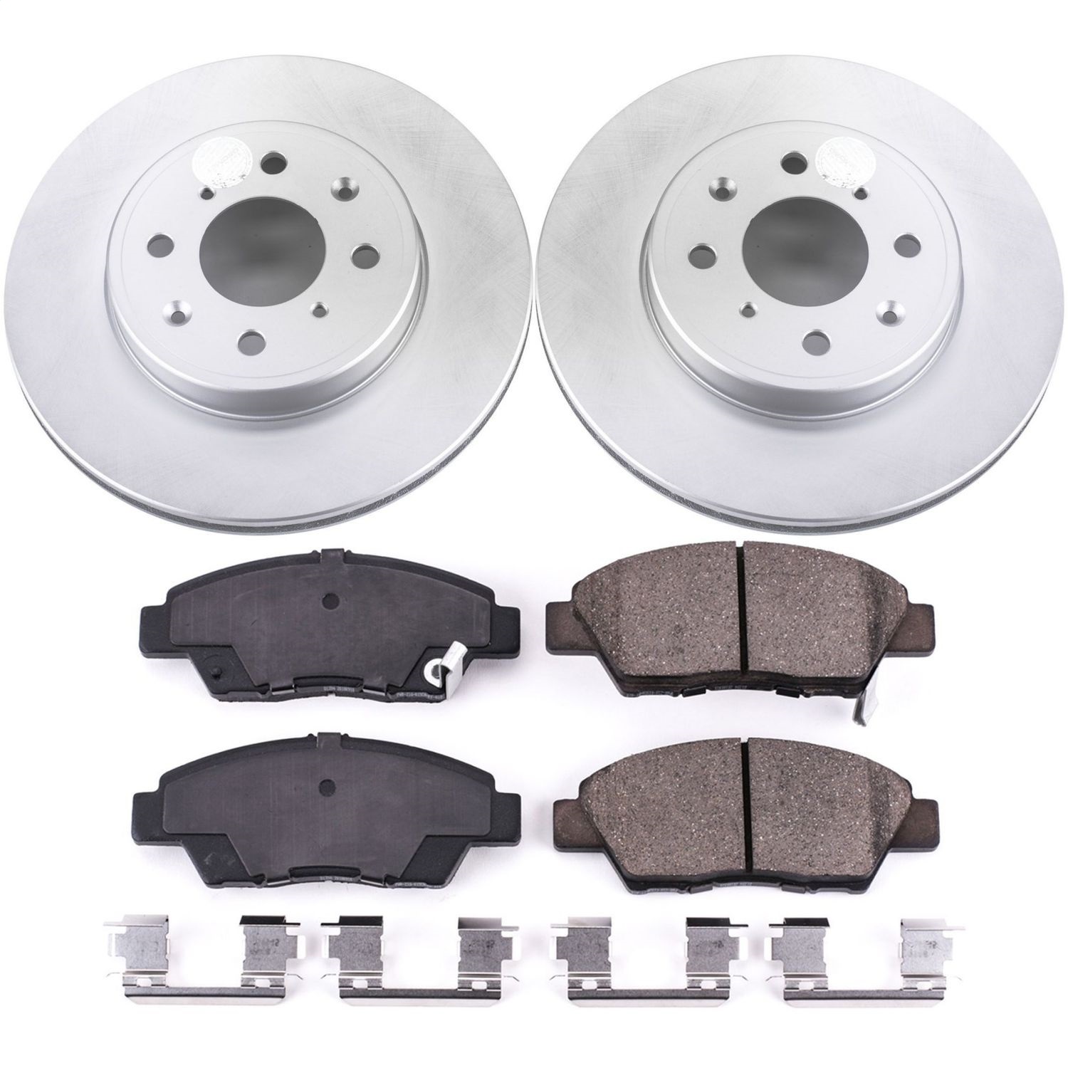 Power Stop - CRK7032 - Front - Disc Brake Pad and Rotor Kit