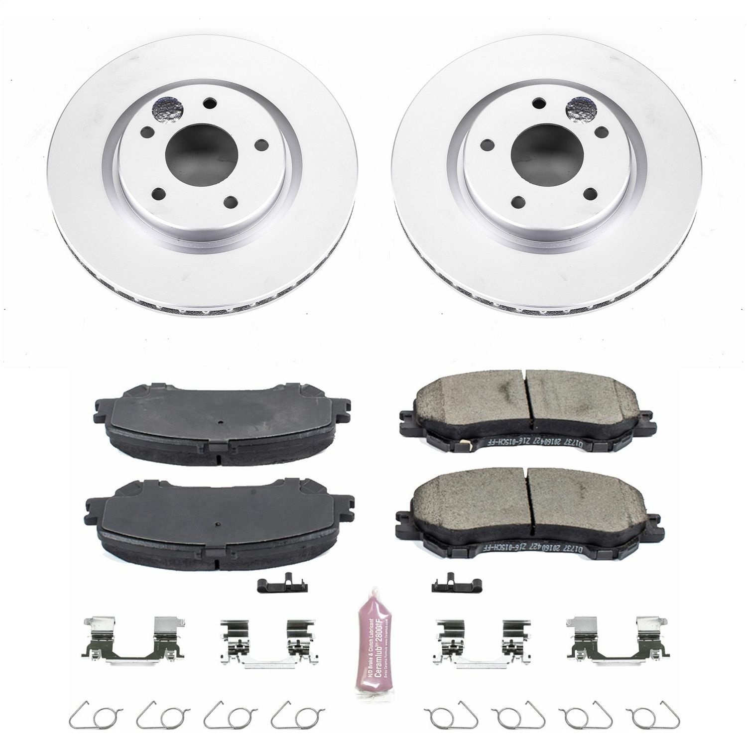 Power Stop - CRK7036 - Front - Disc Brake Pad and Rotor Kit