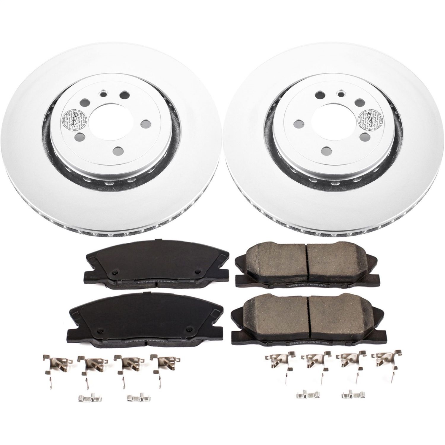 Power Stop - CRK7050 - Front - Disc Brake Pad and Rotor Kit