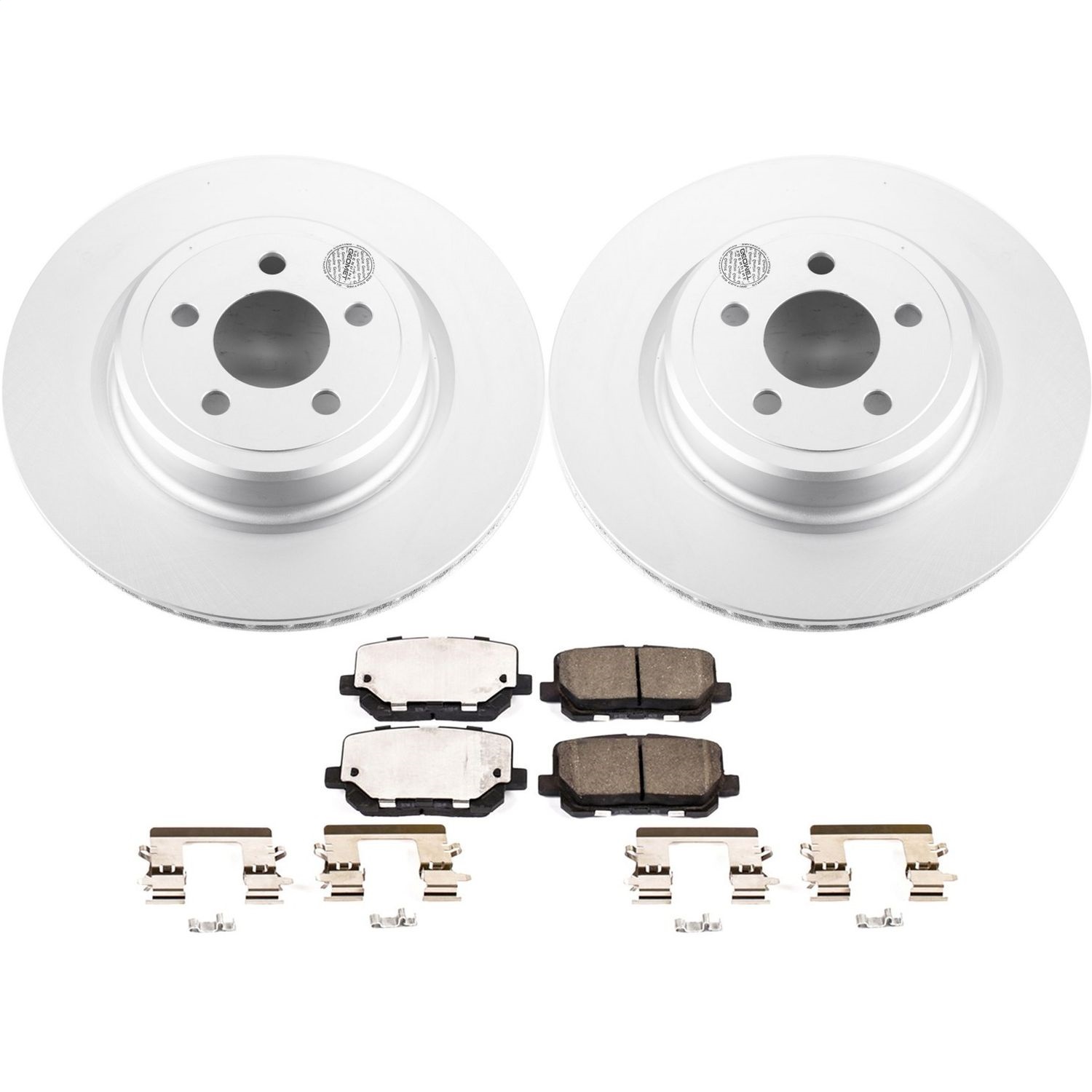 Power Stop - CRK7052 - Rear - Disc Brake Pad and Rotor Kit